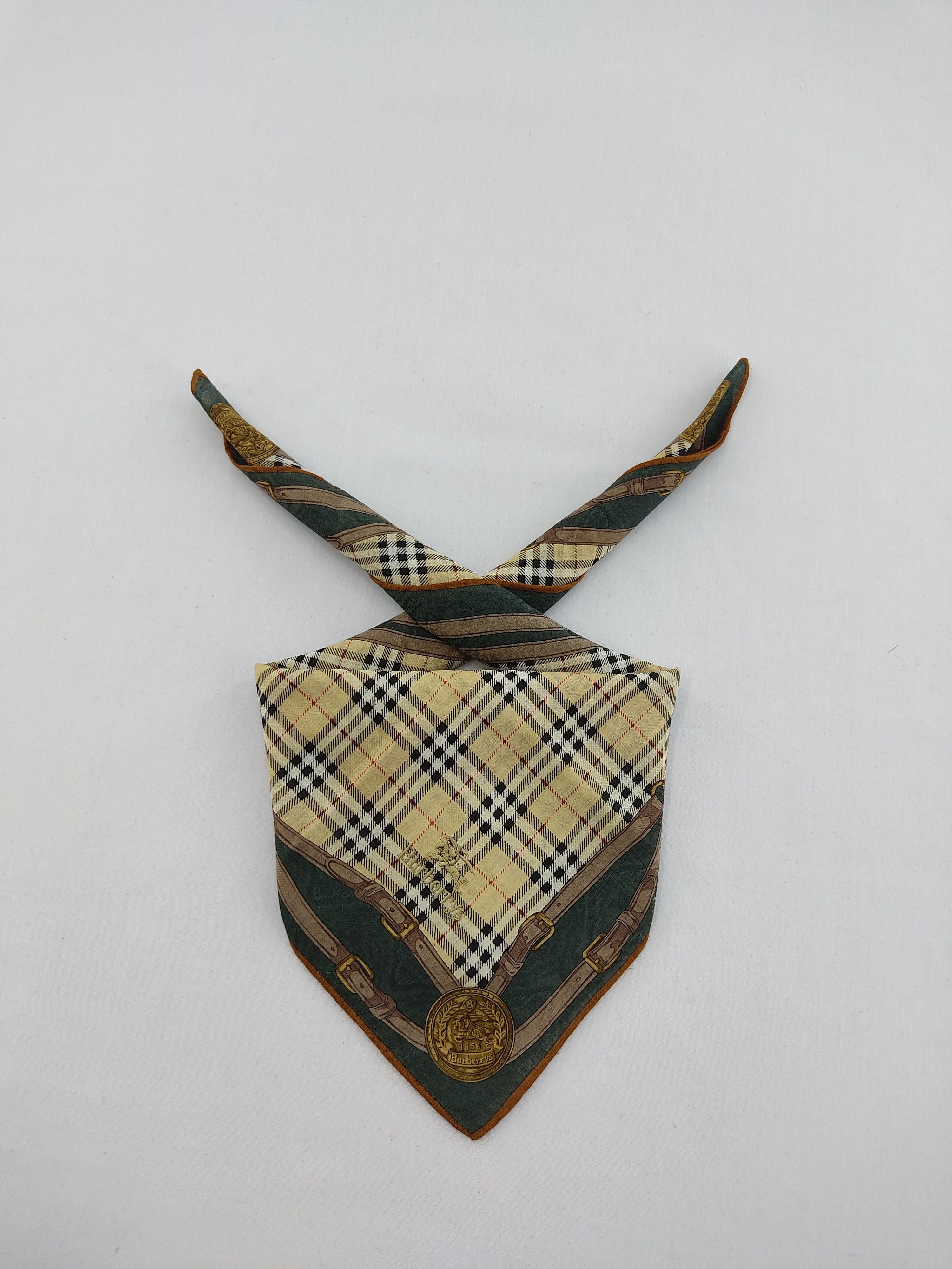 Burberry Vintage Burberry Handkerchief / Neckwear / Bandana Size ONE SIZE - 2 Thumbnail
