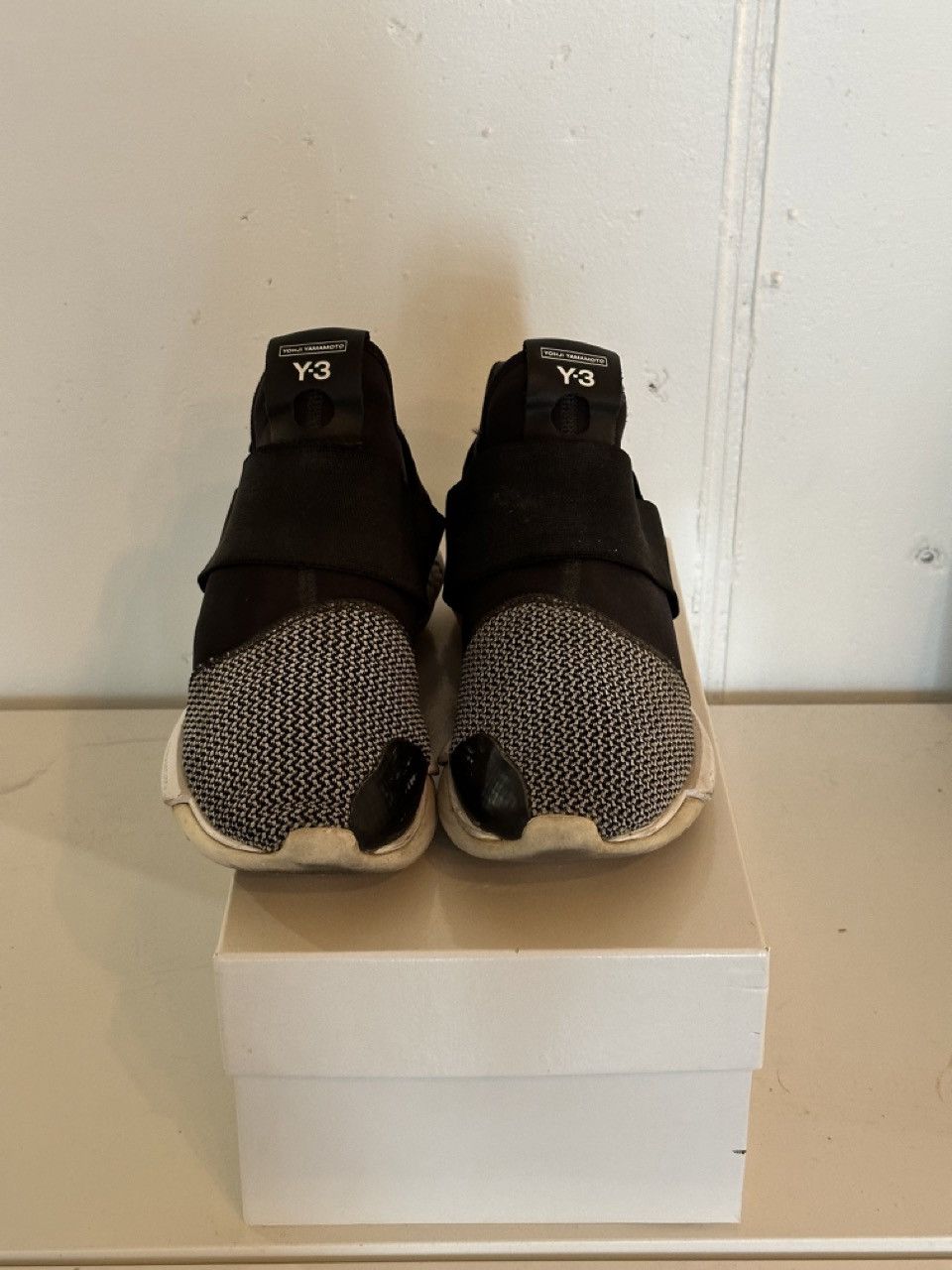 Adidas × Y-3 × Yohji Yamamoto Y-3 Qasa Low II 2 Black White 2014 Size US 8 / EU 41 - 1 Thumbnail
