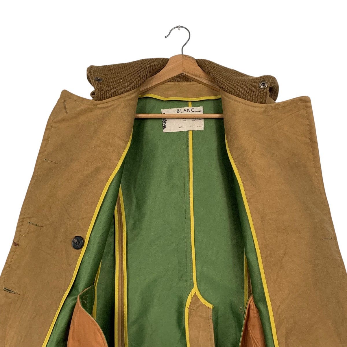 Japanese Brand Blanc Basque Double Breasted Coat Size XS / US 0-2 / IT 36-38 - 12 Thumbnail