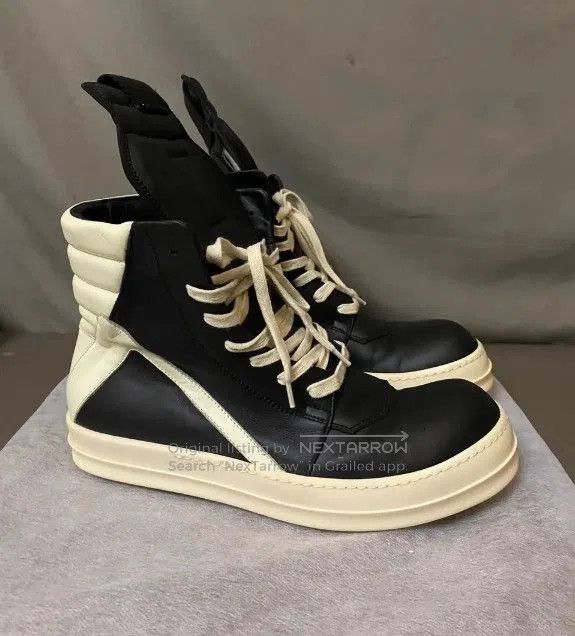 Rick Owens rick owens black leather sneakers size 41.5. Size US 8.5 / EU 41-42 - 3 Thumbnail