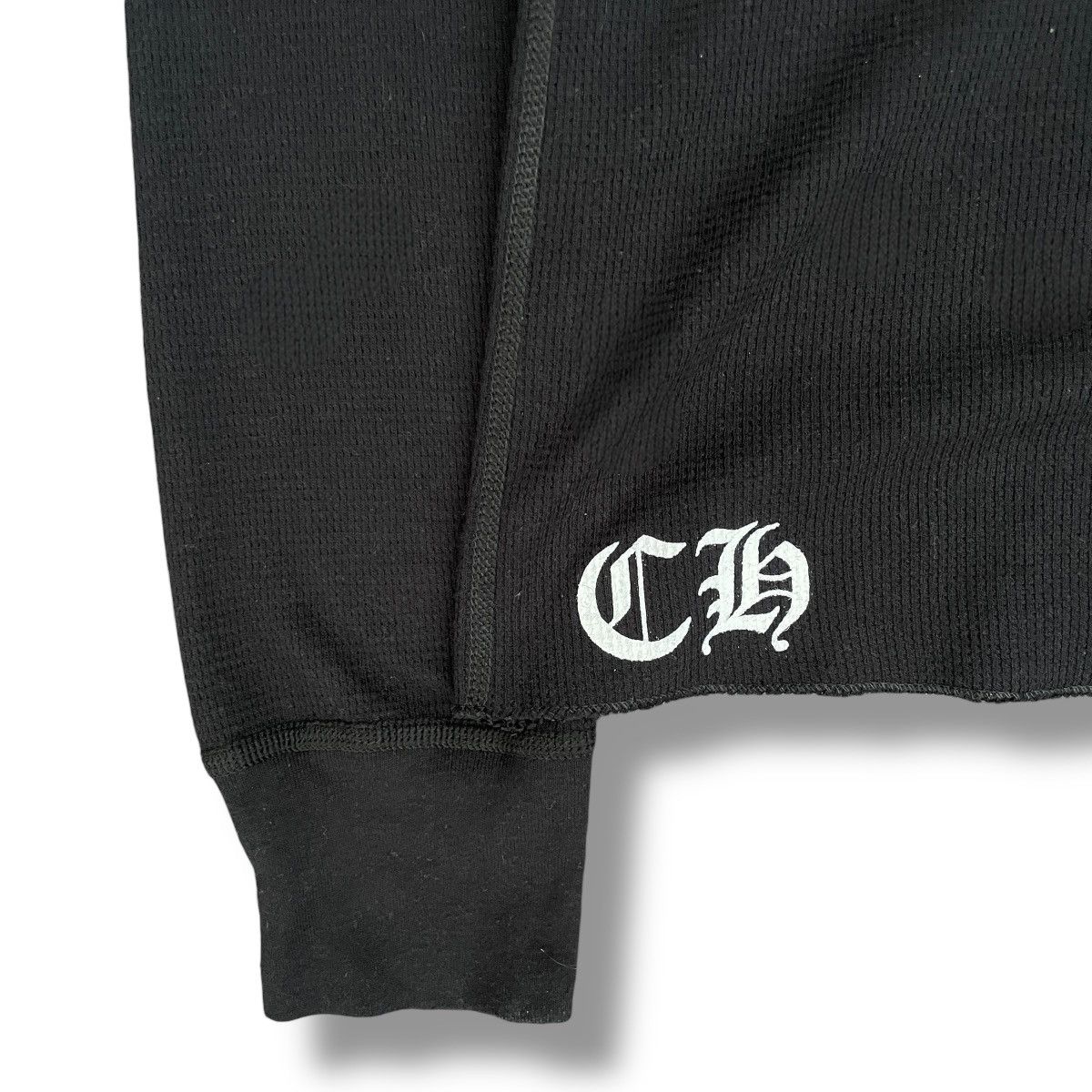 Chrome Hearts RARE Chrome Hearts 2010s Triple Cemetery Cross Thermal L/S Size US S / EU 44-46 / 1 - 3 Thumbnail