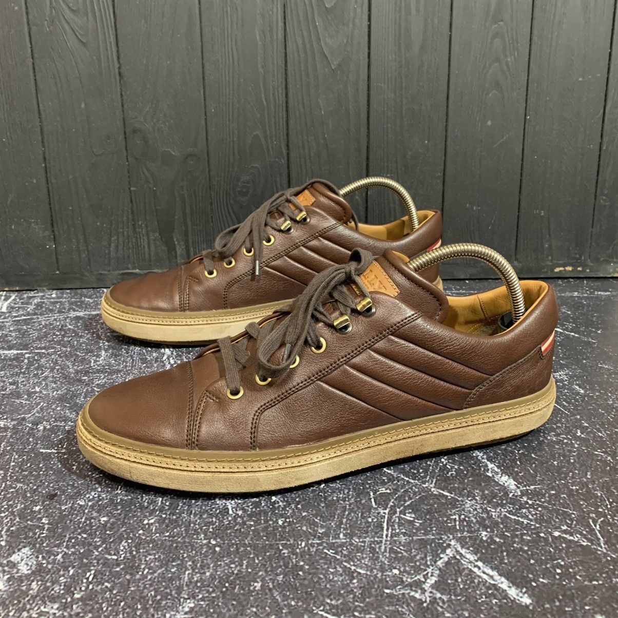 Bally BALLY ELAC men’s Leather Sneakers Size 9E 10 US Size US 10 / EU 43 - 4 Thumbnail