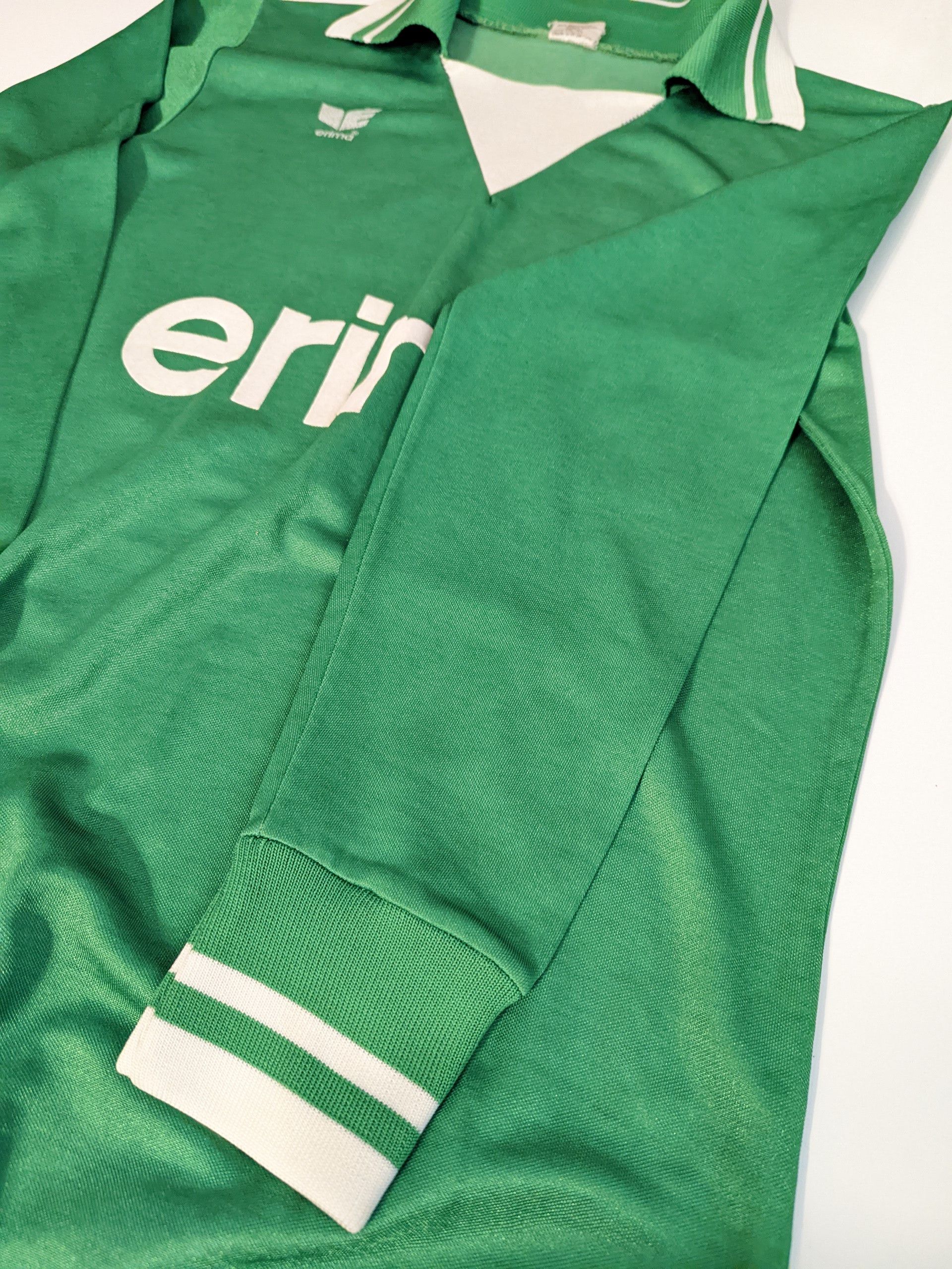 Erima Erima Vintage Football Shirt #11 Green West Germany 80s Size US S / EU 44-46 / 1 - 4 Thumbnail