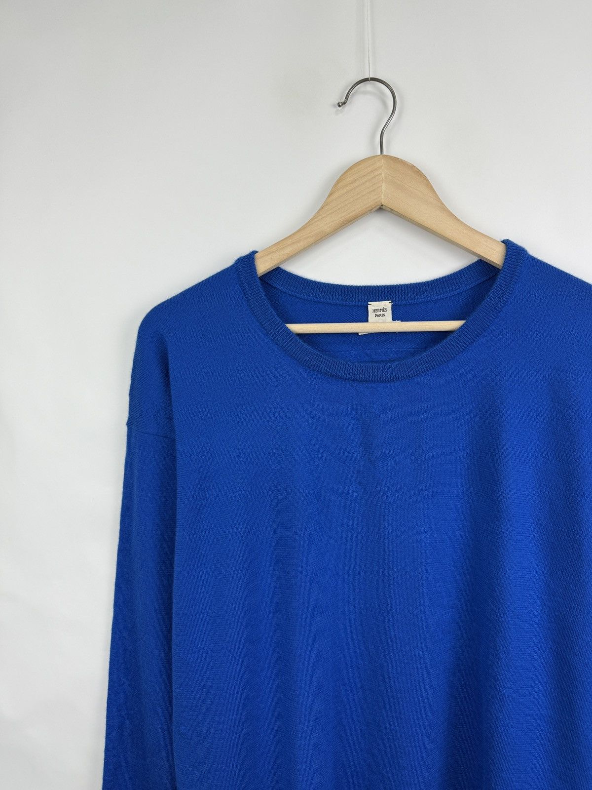 Hermes 🇮🇹 Hermes Paris 100% Cashmere Sweater with Back Slit Italy Size XS / US 0-2 / IT 36-38 - 3 Thumbnail