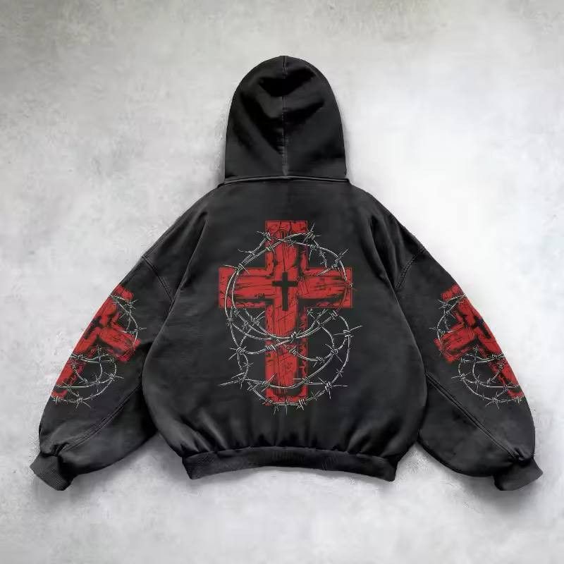Japanese Brand × Vintage vintage hoodie ♥ Size US XL / EU 56 / 4 - 2 Thumbnail