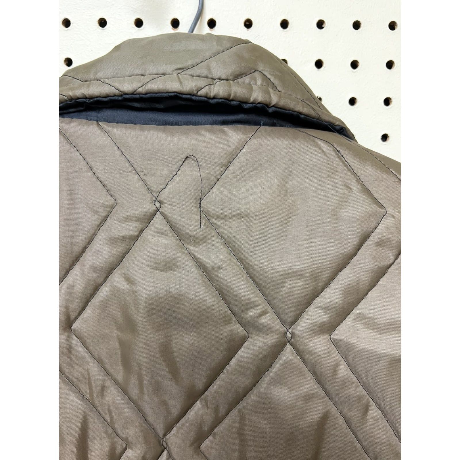 Vintage VINTAGE Unbranded Jacket Mens XL Green Quilted Faux Fur Full Zip Hunting As Is Size US XL / EU 56 / 4 - 3 Thumbnail