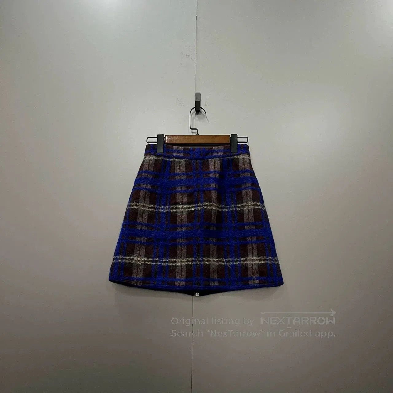 Acne Studios Acne Studios Plaid Wool Skirt. Size 33" - 2 Thumbnail