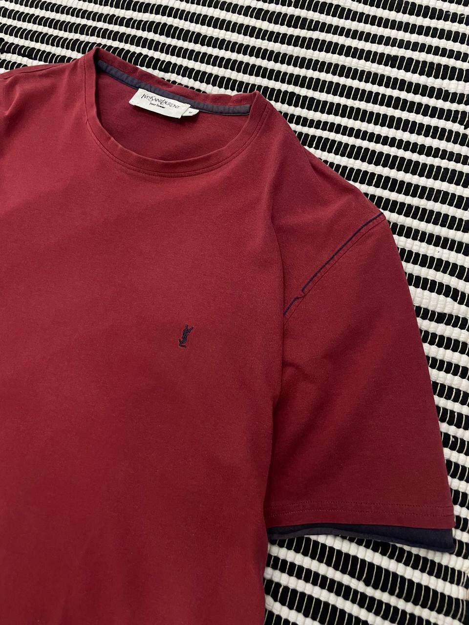 Japanese Brand × Vintage × Yves Saint Laurent Vintage Yves Saint Laurent YSL Sun Faded T-Shirt Y2K Size US M / EU 48-50 / 2 - 4 Thumbnail