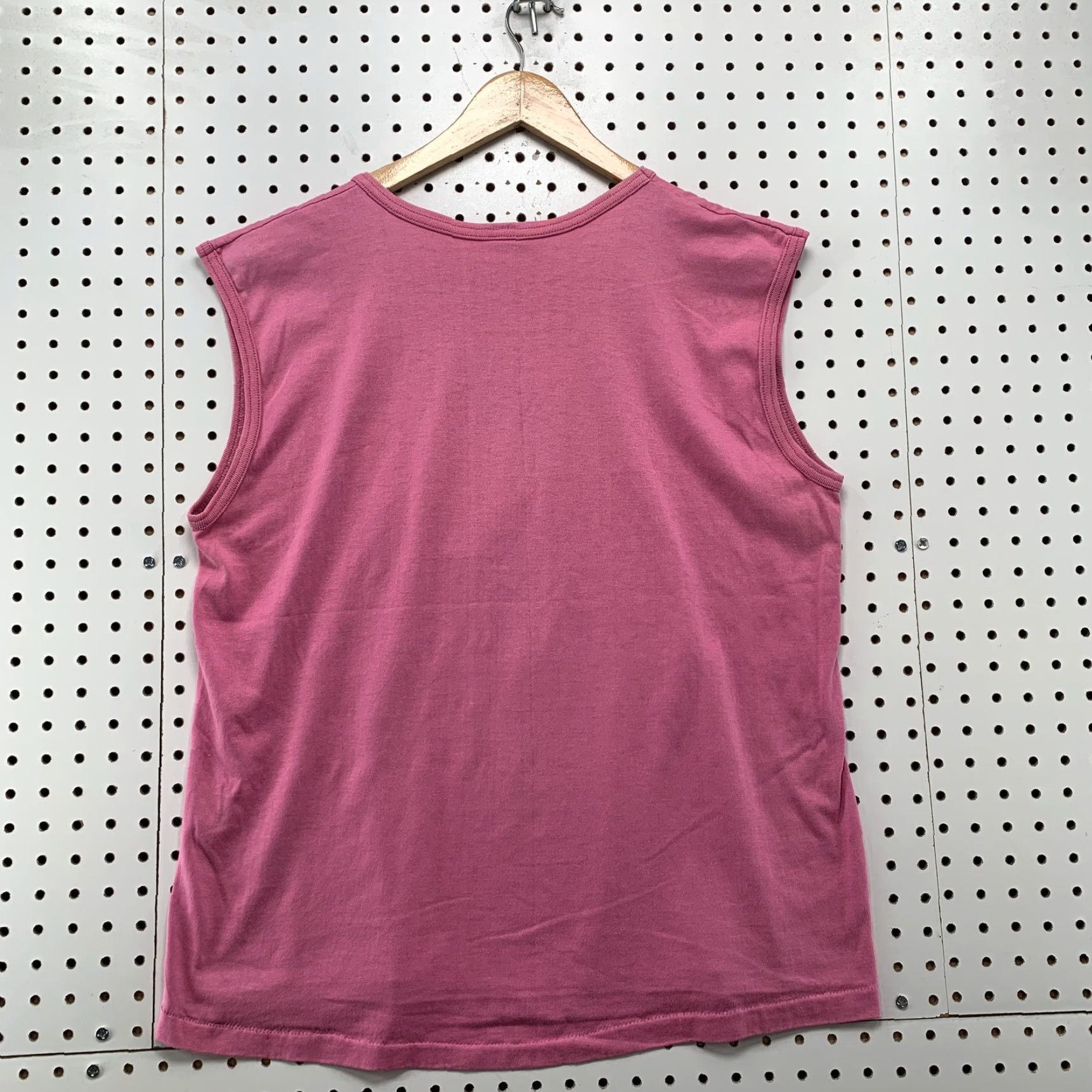 Disney VINTAGE Mickey Mouse Disney Shirt Pink XL Womens Tank Sleeveless 80s Graphic Print Size L / US 10 / IT 46 - 7 Thumbnail
