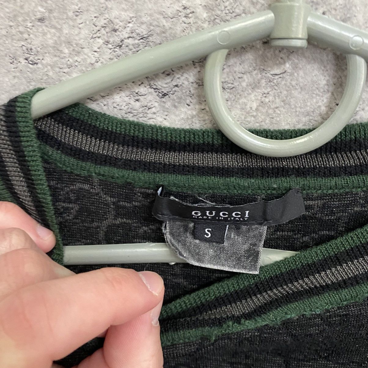 Gucci Vintage Gucci Monogram Wool Sweater Size US S / EU 44-46 / 1 - 5 Thumbnail