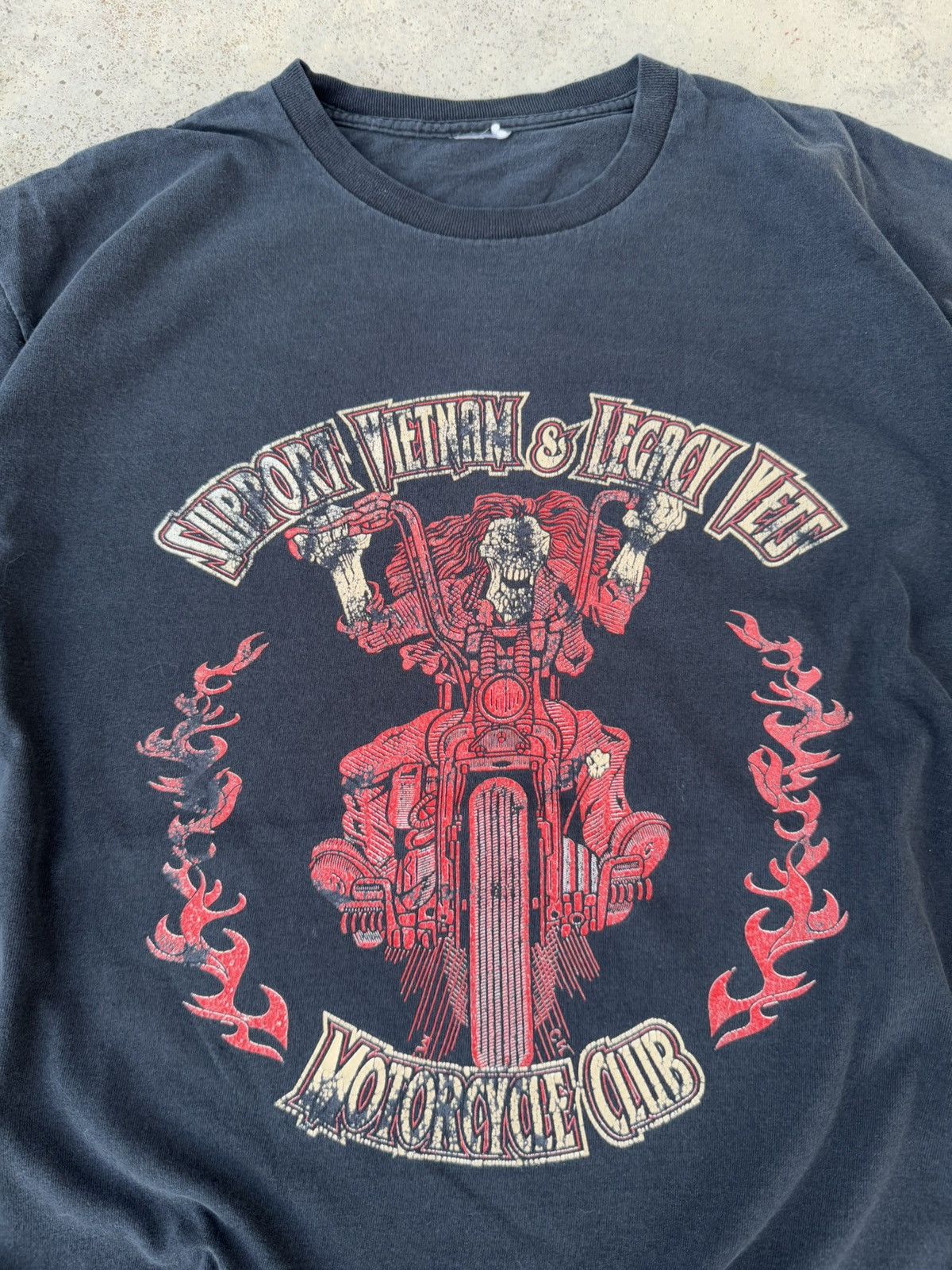 Harley Davidson Sun Faded 2000s Ghost Rider Flames Size US L / EU 52-54 / 3 - 2 Thumbnail