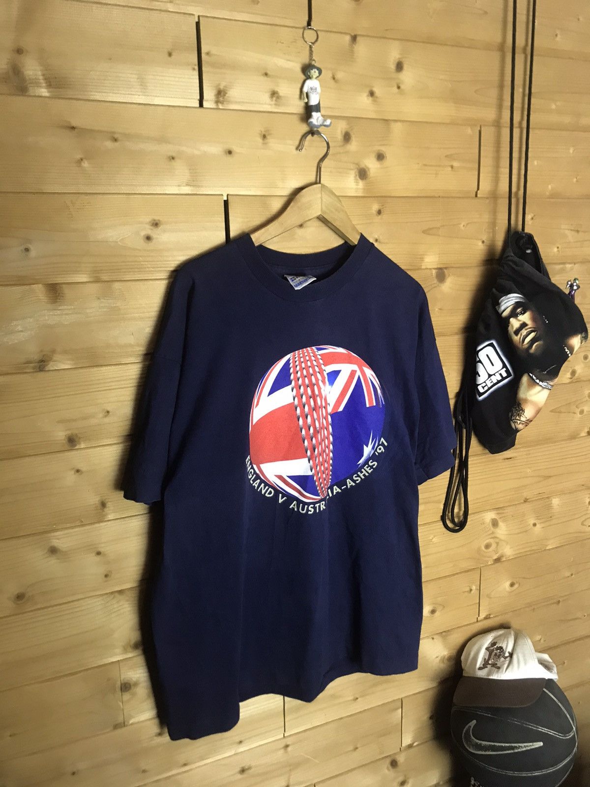 Vintage Vintage Cricket England 1997 tour single stitch t-shirt Size US XL / EU 56 / 4 - 1 Thumbnail