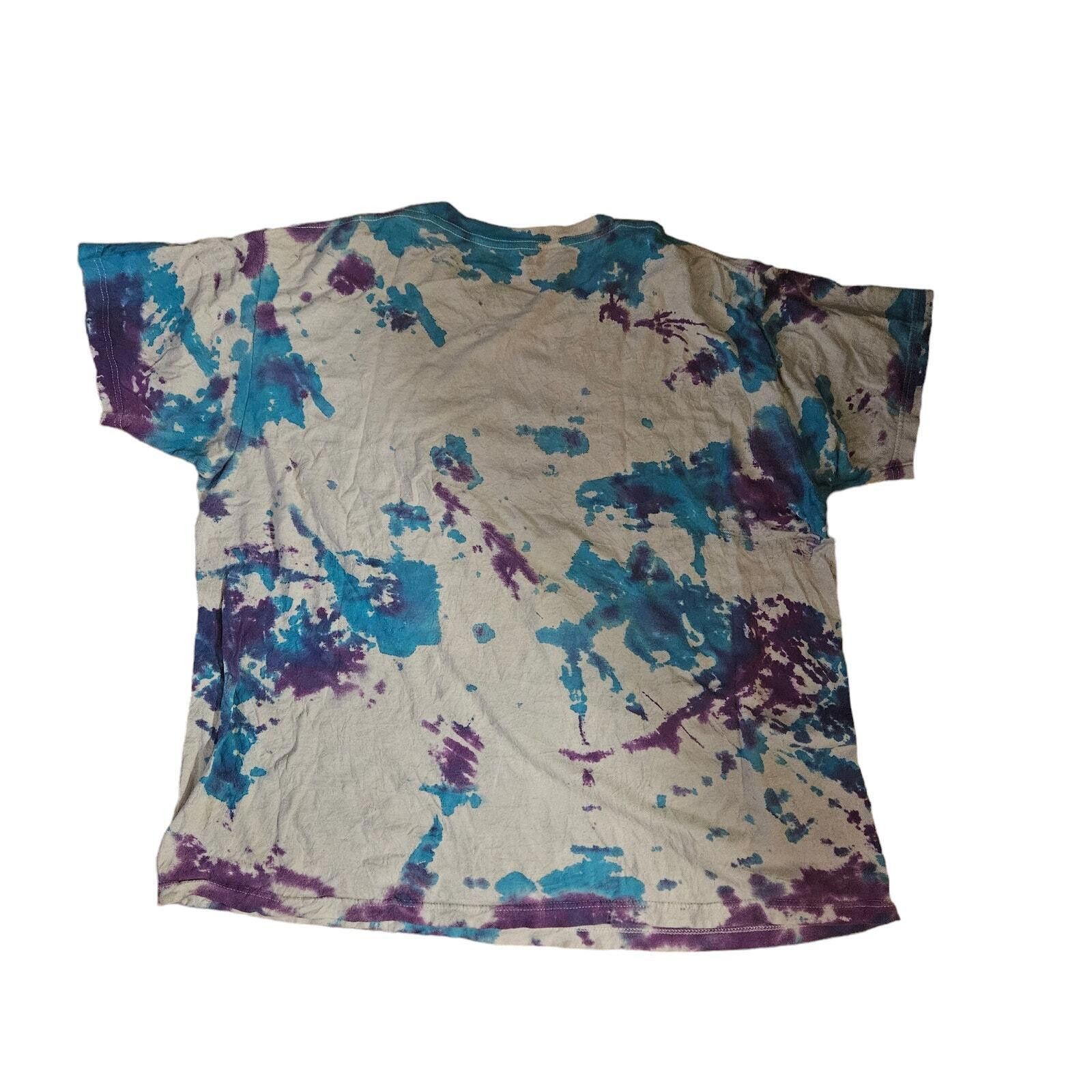 Designer Tupac Tie-dye Sleeve Crewneck Cotton Multicolor Size XL Size US XL / EU 56 / 4 - 2 Thumbnail