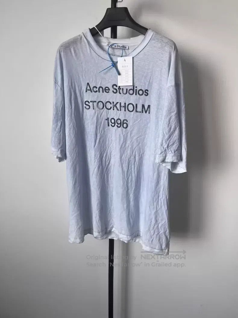 Acne Studios Acne Studios 1996 Series Logo Printed Crewneck Short Sleev Size US M / EU 48-50 / 2 - 1 Thumbnail