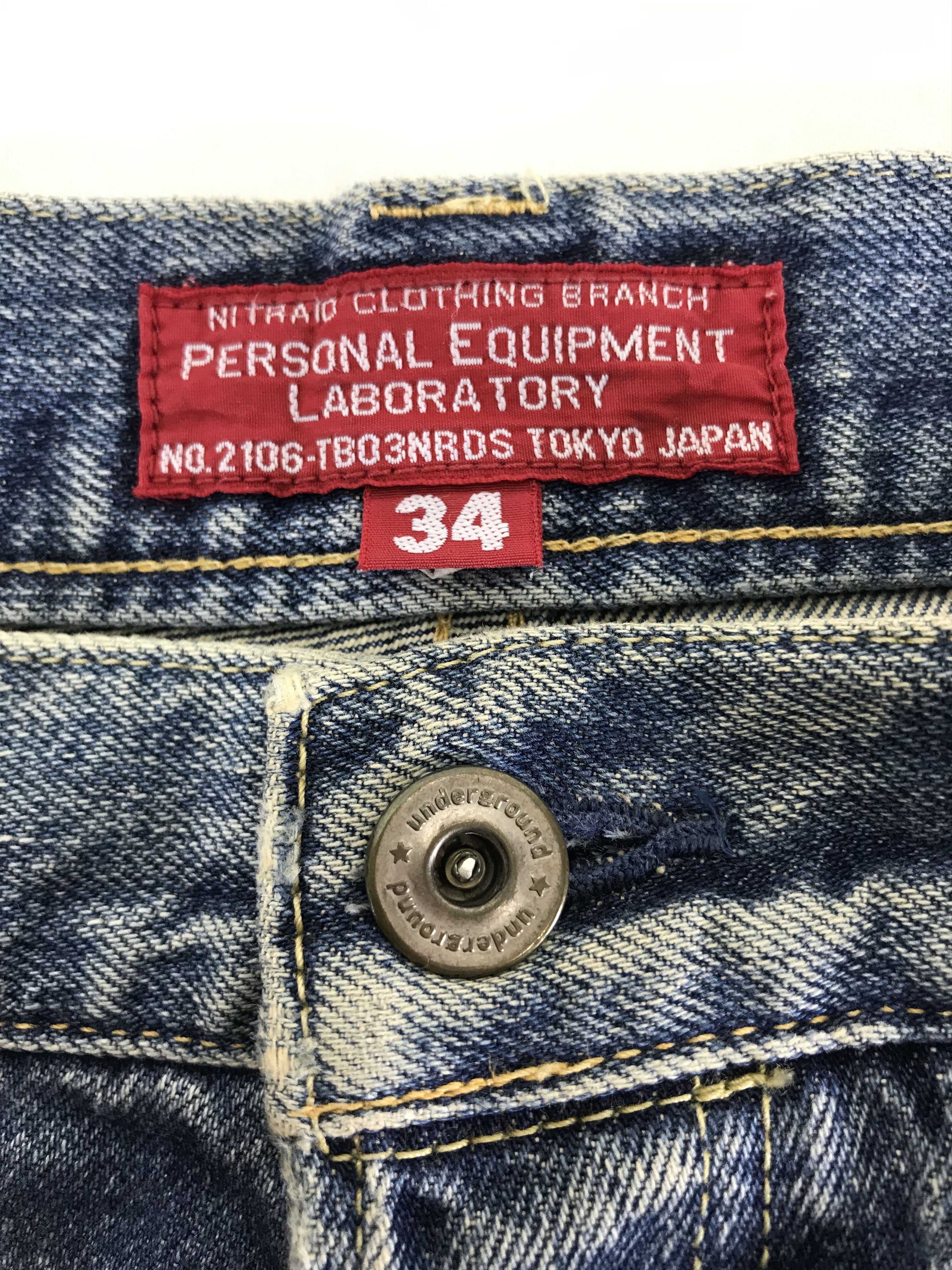 Nitraid Vintage Nitraid Japanese Paint Splatter Jeans Size US 34 / EU 50 - 13 Thumbnail