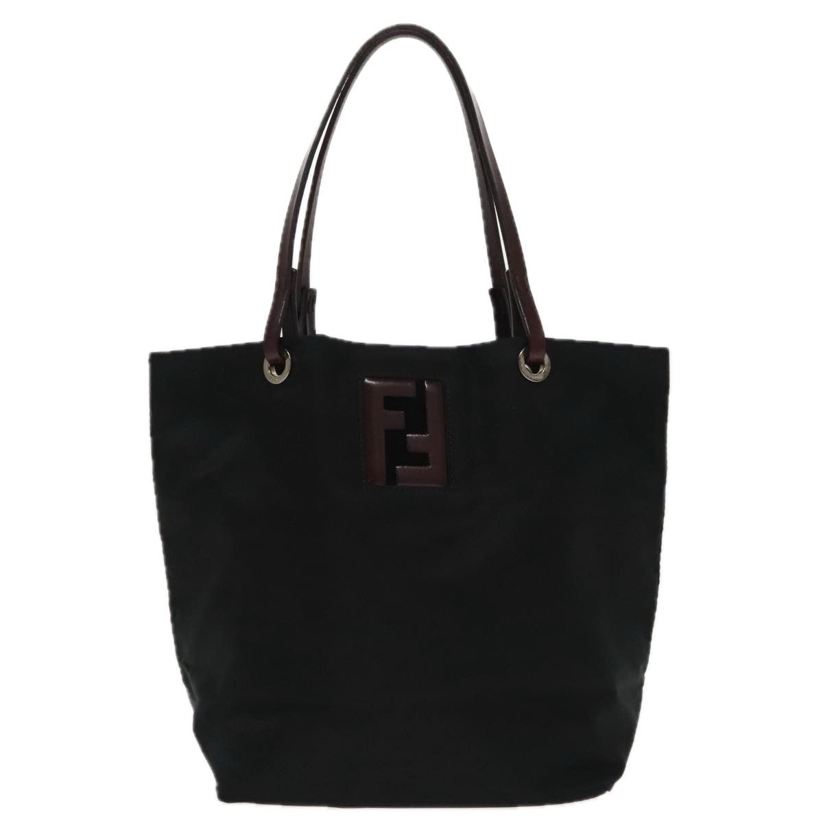 Fendi Ff Black Synthetic Handbag (Pre-Owned) Size ONE SIZE - 1 Thumbnail
