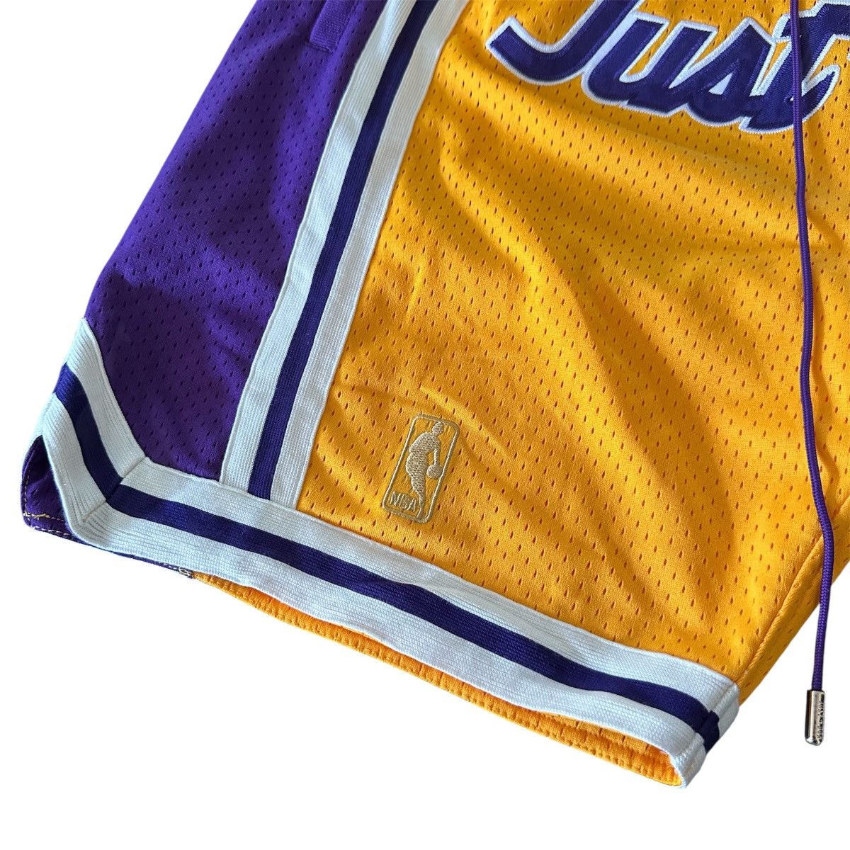 Just Don × Mitchell & Ness Brand New Rare Los Angeles Lakers Just Don Shorts M Size US 32 / EU 48 - 2 Thumbnail