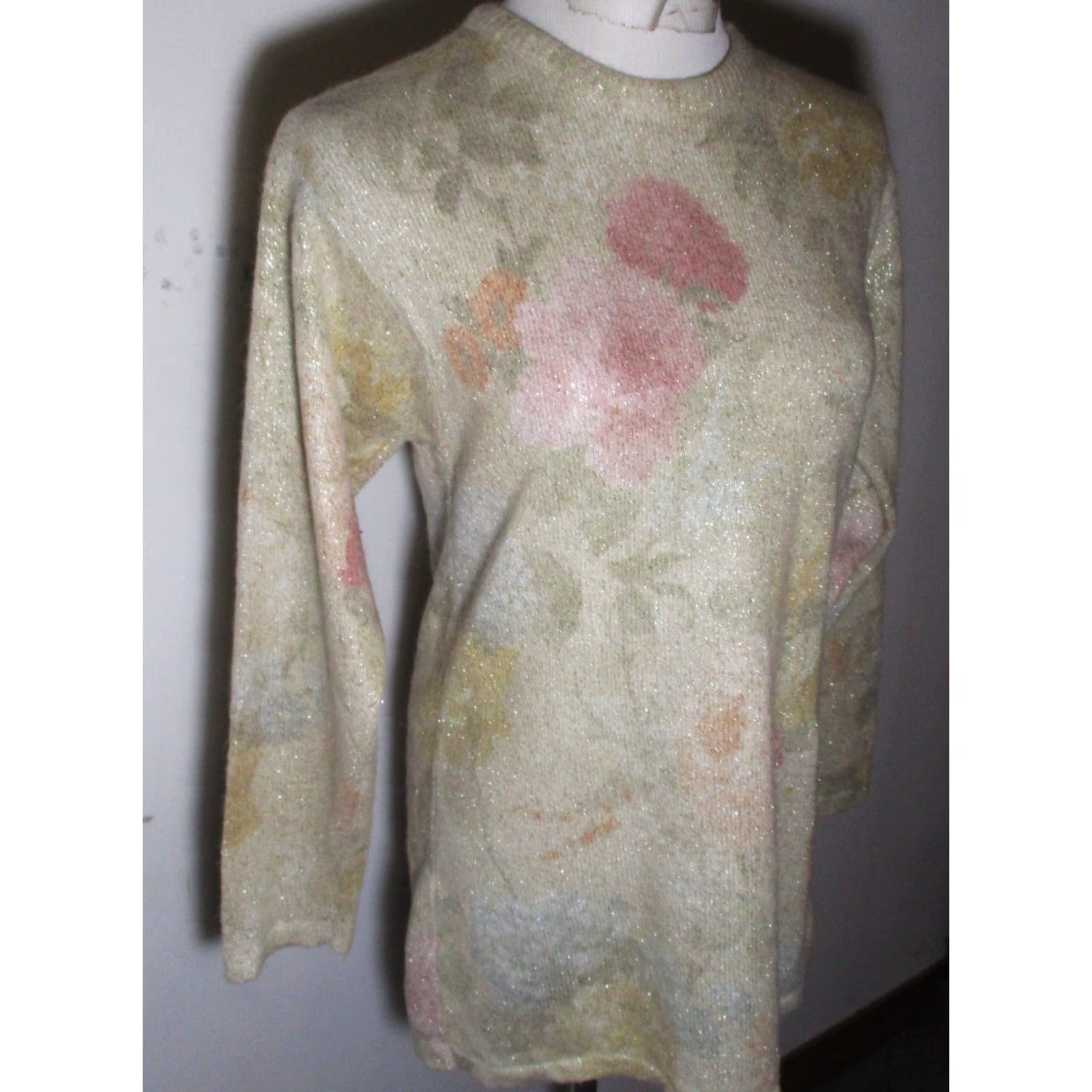 Vintage NEWPORT NEWS Sweater Tan Angora Wool Blend Size S Size S / US 4 / IT 40 - 3 Thumbnail