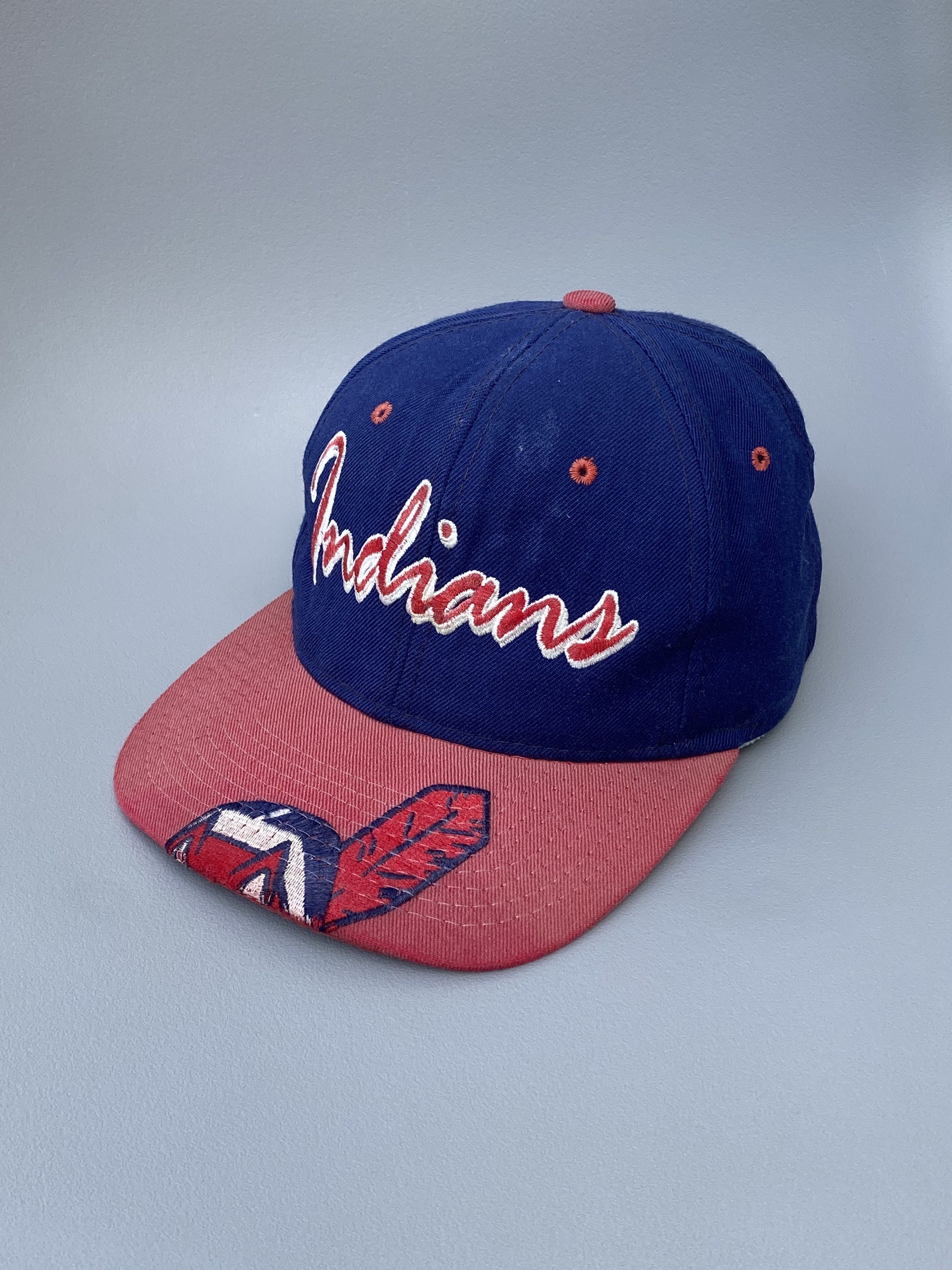 MLB × Starter × Vintage Vintage Starter Clevland Indians Big logo The Game Cap Hat Size ONE SIZE - 1 Thumbnail