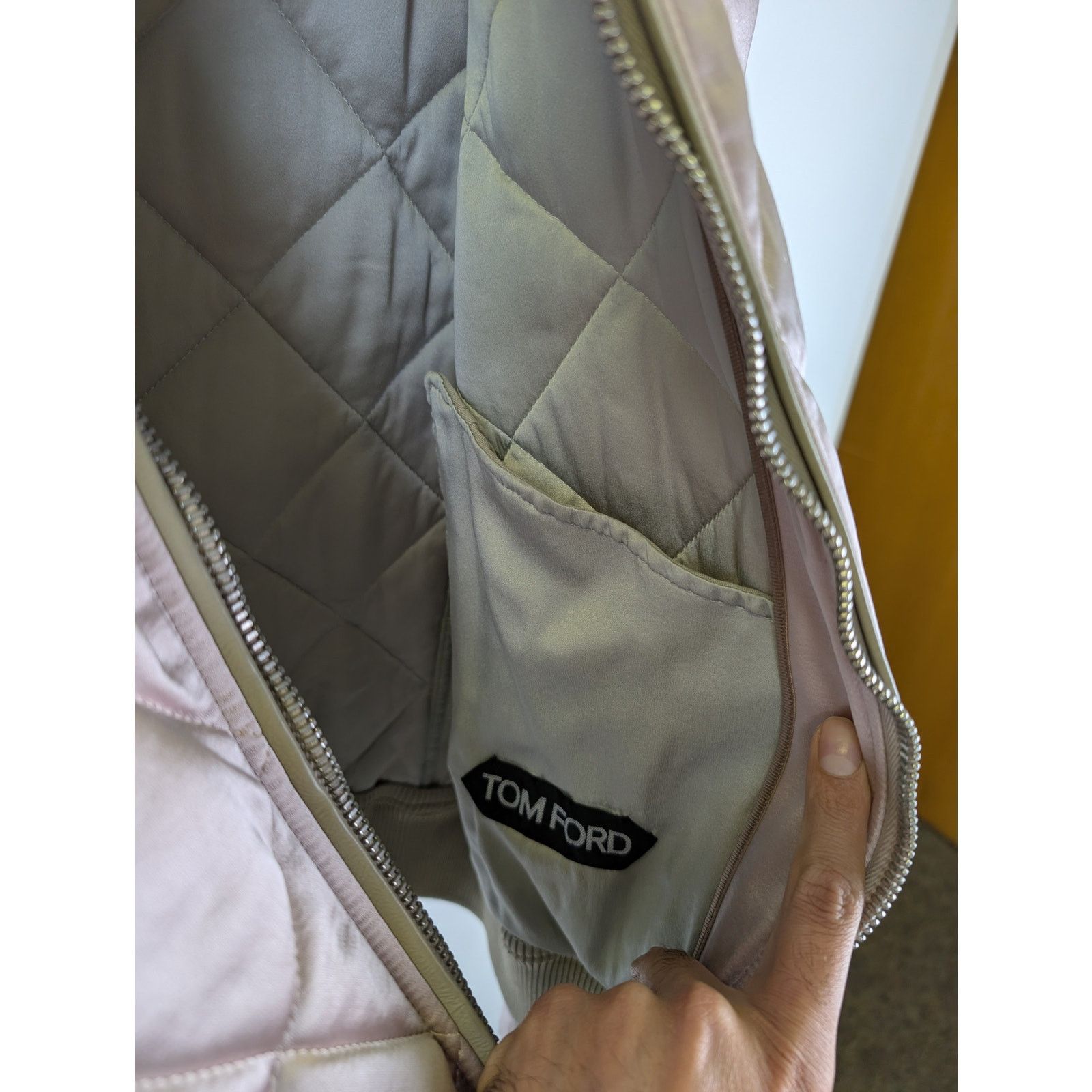 Tom Ford o1rshd1 Outerwear Blouson Bomber Jacket in Light Pink Size US M / EU 48-50 / 2 - 7 Thumbnail