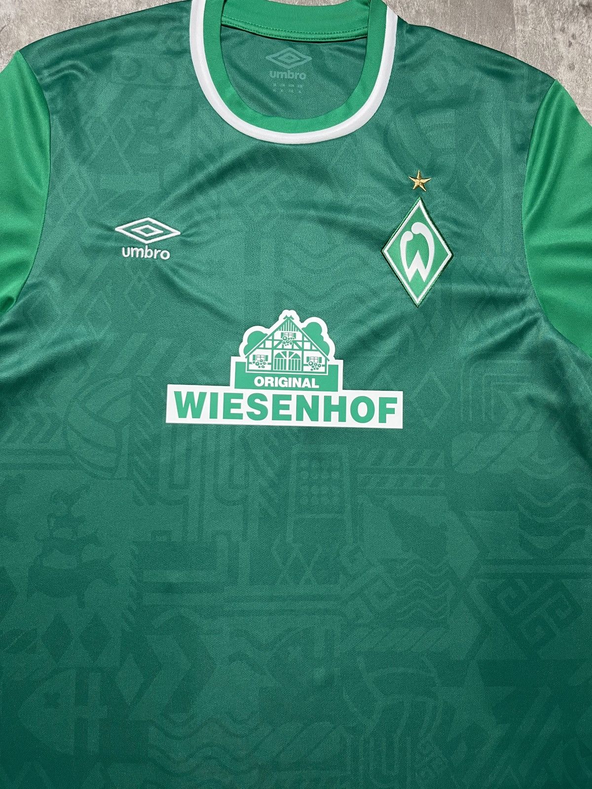 Umbro Umbro Werder Bremen 2021 2022 Home Soccer Jersey Football Size US XL / EU 56 / 4 - 3 Thumbnail