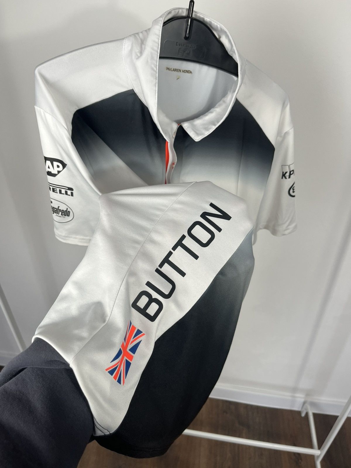Honda McLaren Honda F1 Team Polo Shirt Racing SAP Mobil1 Size L Size US L / EU 52-54 / 3 - 9 Thumbnail