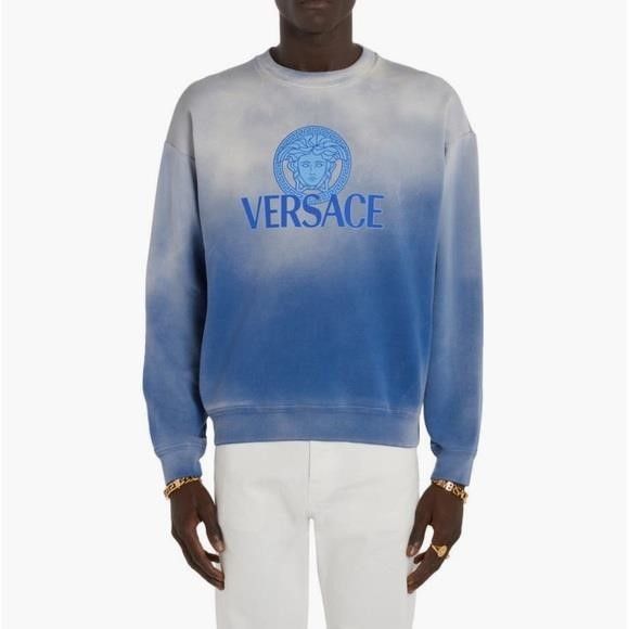 Versace 💯 - New Authentic Versace Medusa Ombré Cotton Graphic Swea Size US S / EU 44-46 / 1 - 8 Thumbnail