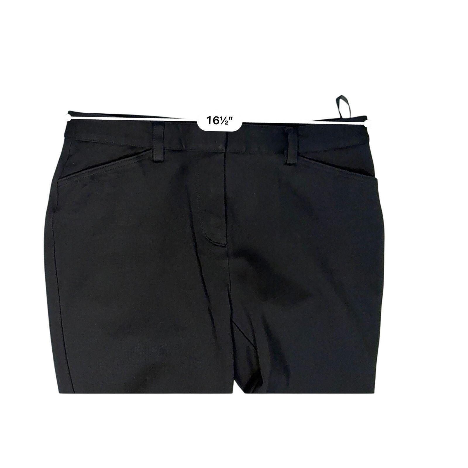 Calvin Klein Calvin Klein Ponte Skinny Jeans 10 Black Modern Stretch Knit Size 32" / US 10 / IT 46 - 3 Thumbnail