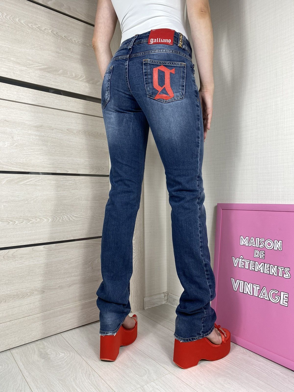 John Galliano Jeans Straight