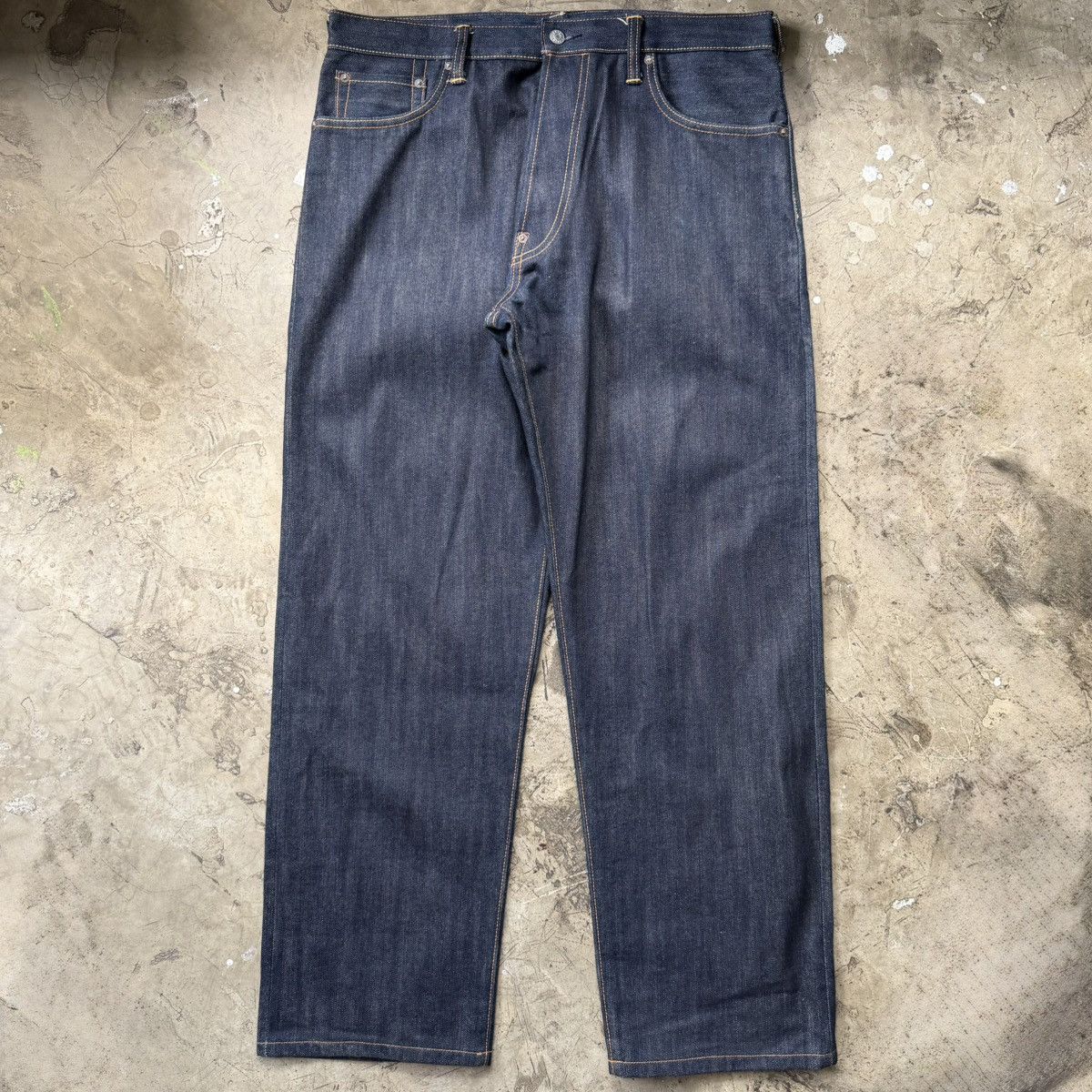 Evisu Evisu Japan - Embroidered Seagul Selvedge Jeans Size US 38 / EU 54 - 2 Thumbnail