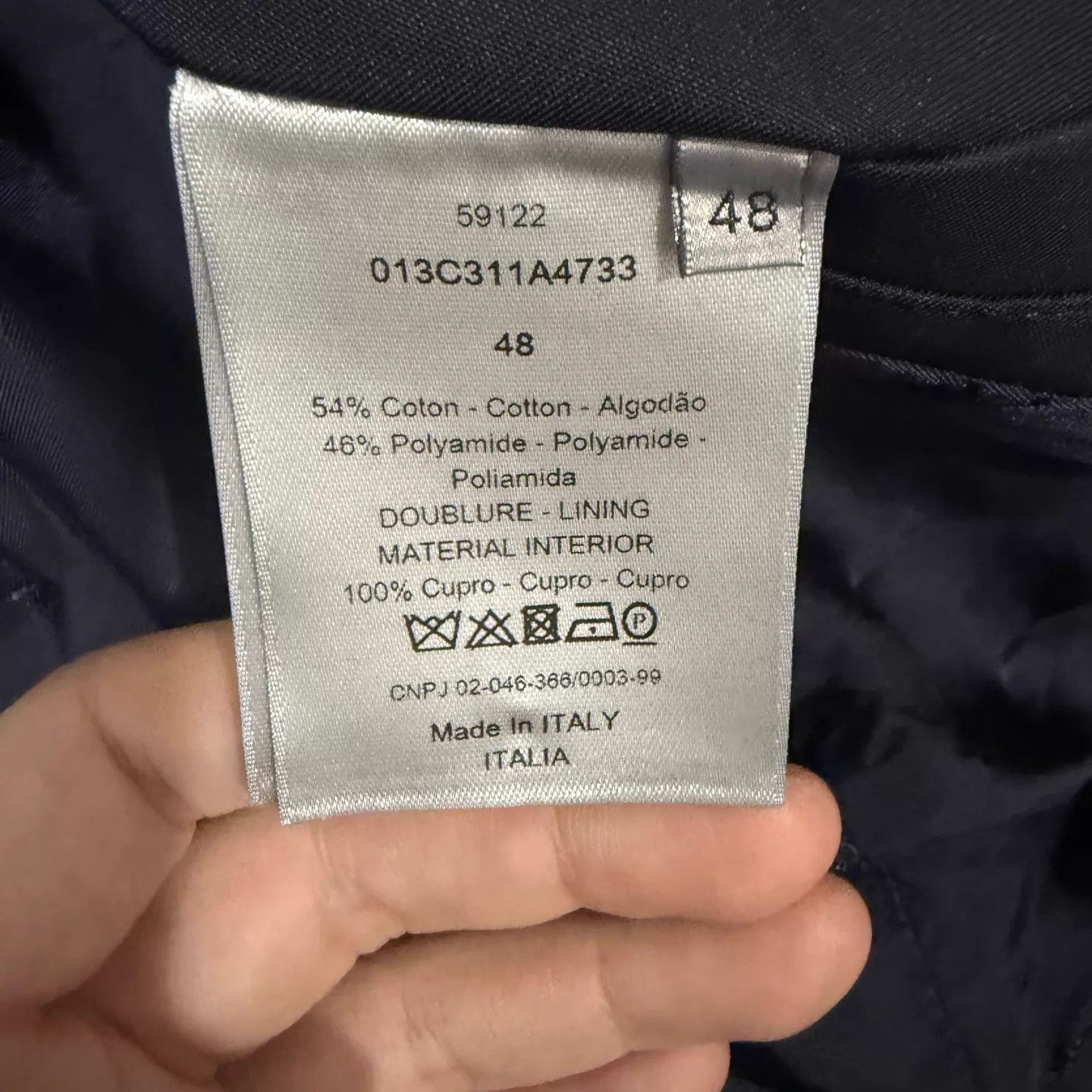 Dior Dior P Doig Collab Black Back Logo Trench 48 99N Size US M / EU 48-50 / 2 - 5 Thumbnail