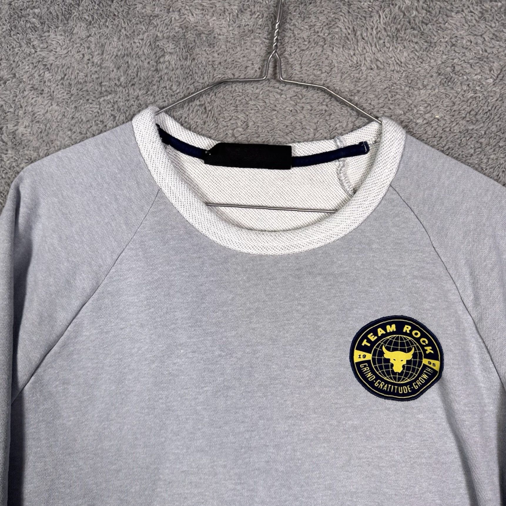 Under Armour VINTAGE Under Armour Project Rock Sweatshirt Mens XL Heavyweight Terry Crewneck Training Size US XL / EU 56 / 4 - 5 Thumbnail