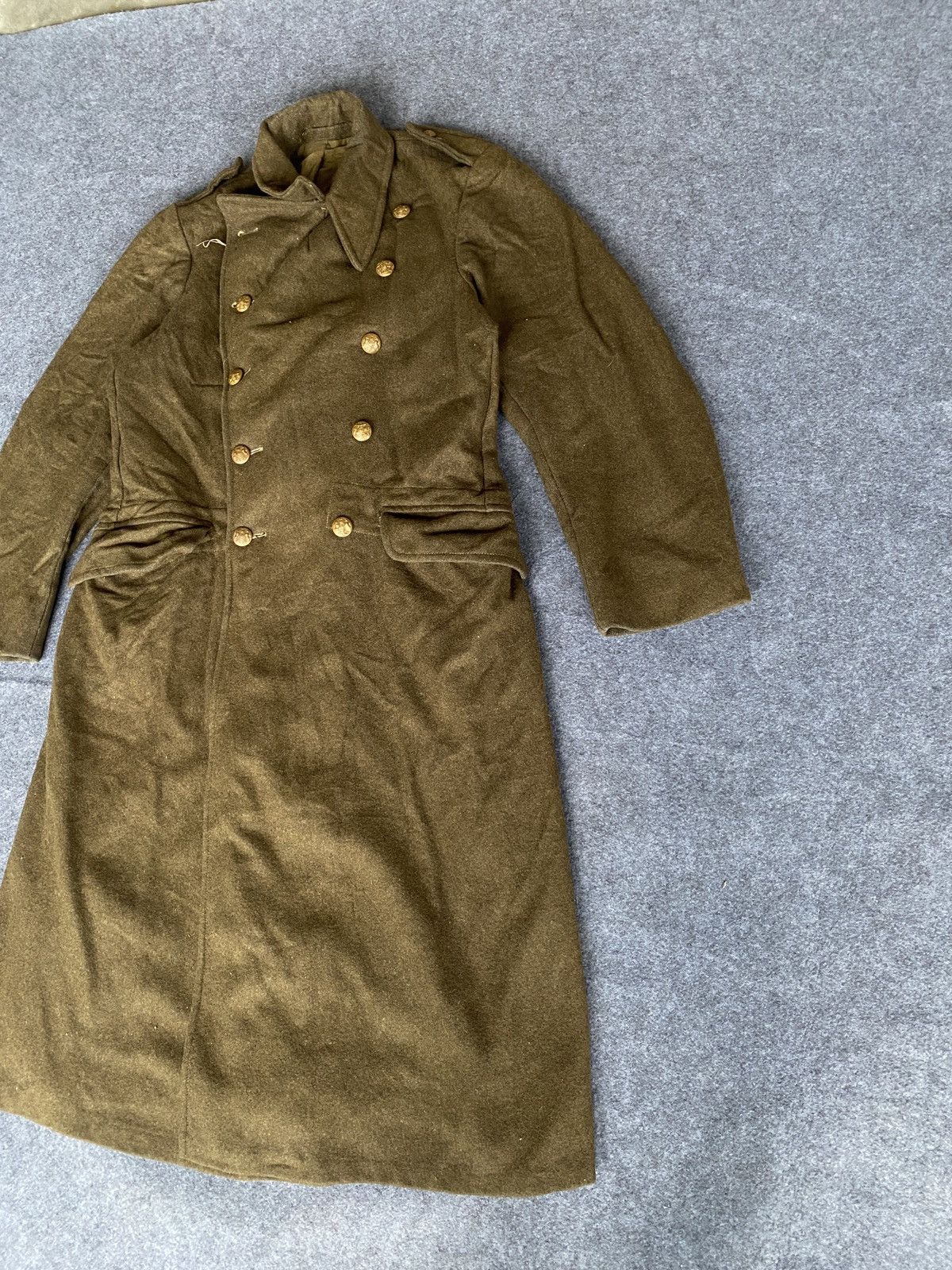 Vintage Vintage 50s army greatcoat dismounted Size US M / EU 48-50 / 2 - 2 Thumbnail