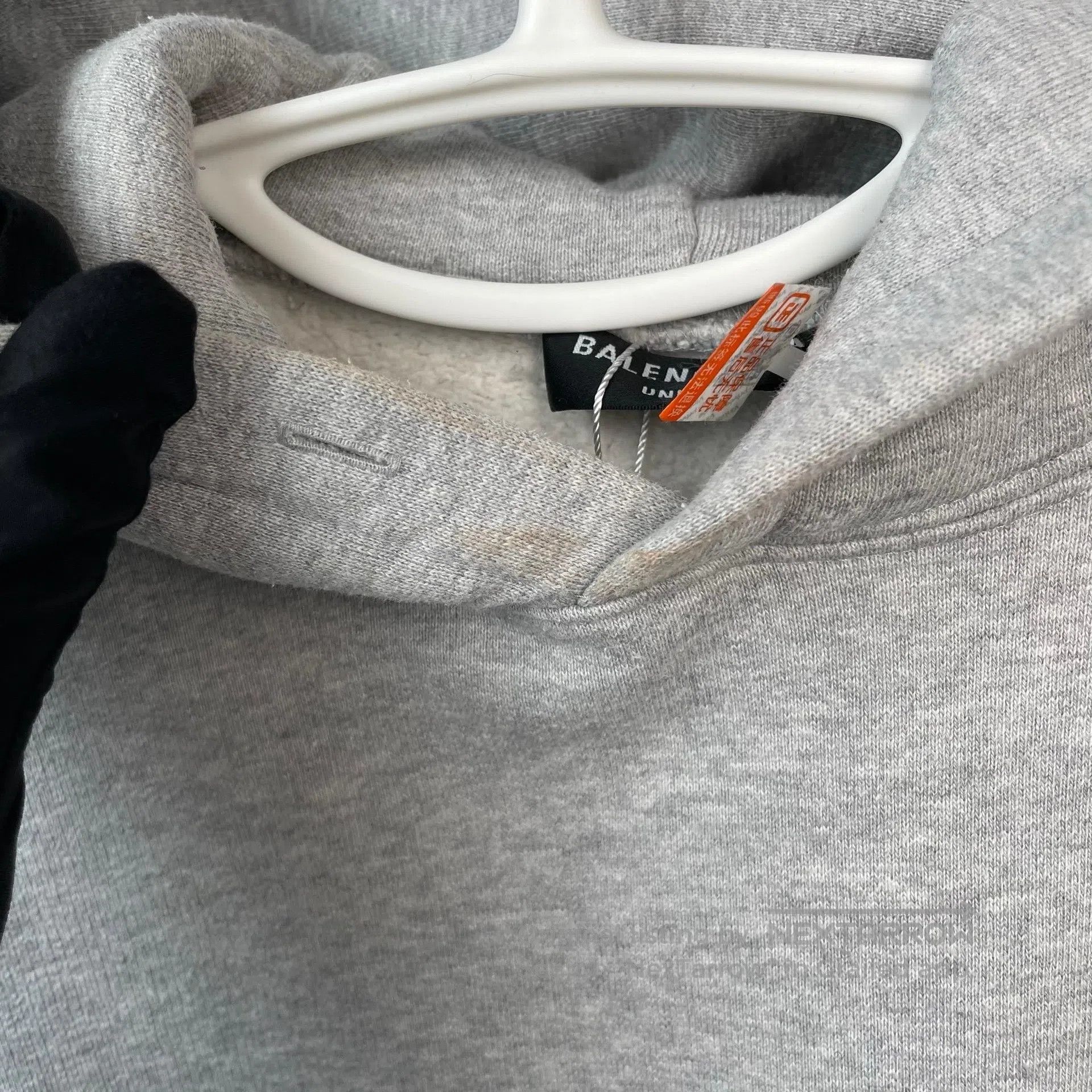 Balenciaga Balenciaga Grey Dripping Print Letter Hoodie| Size US L / EU 52-54 / 3 - 4 Thumbnail