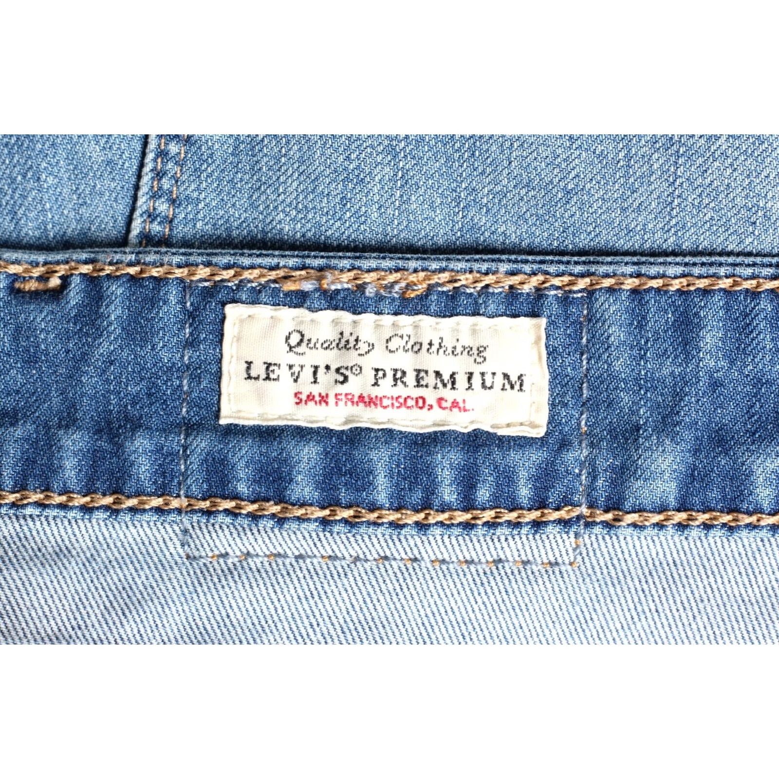 Levi's LEVI’S 721 PREMIUM HIGH RISE SKINNY Jeans Women Size W28 L30 Big E Stretch Size 28" / US 6 / IT 42 - 7 Thumbnail