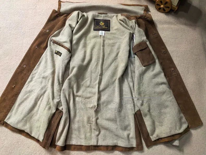 Loro Piana Loro Piana Suede Maremma Coat Size US XL / EU 56 / 4 - 4 Thumbnail