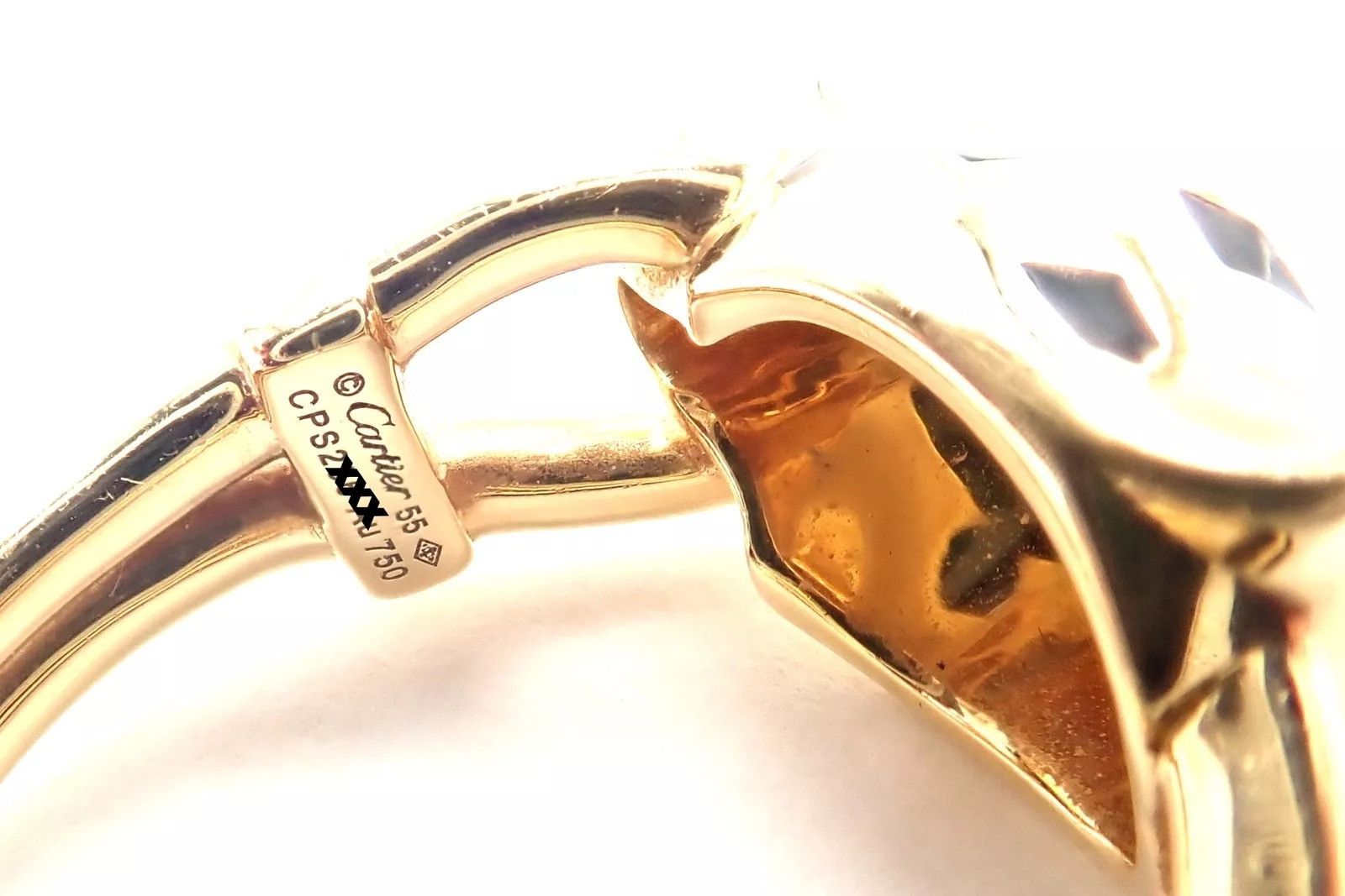 Cartier Cartier Panthere 18k Gold Diamond Lacquer Tsavorite Ring Size ONE SIZE - 7 Thumbnail