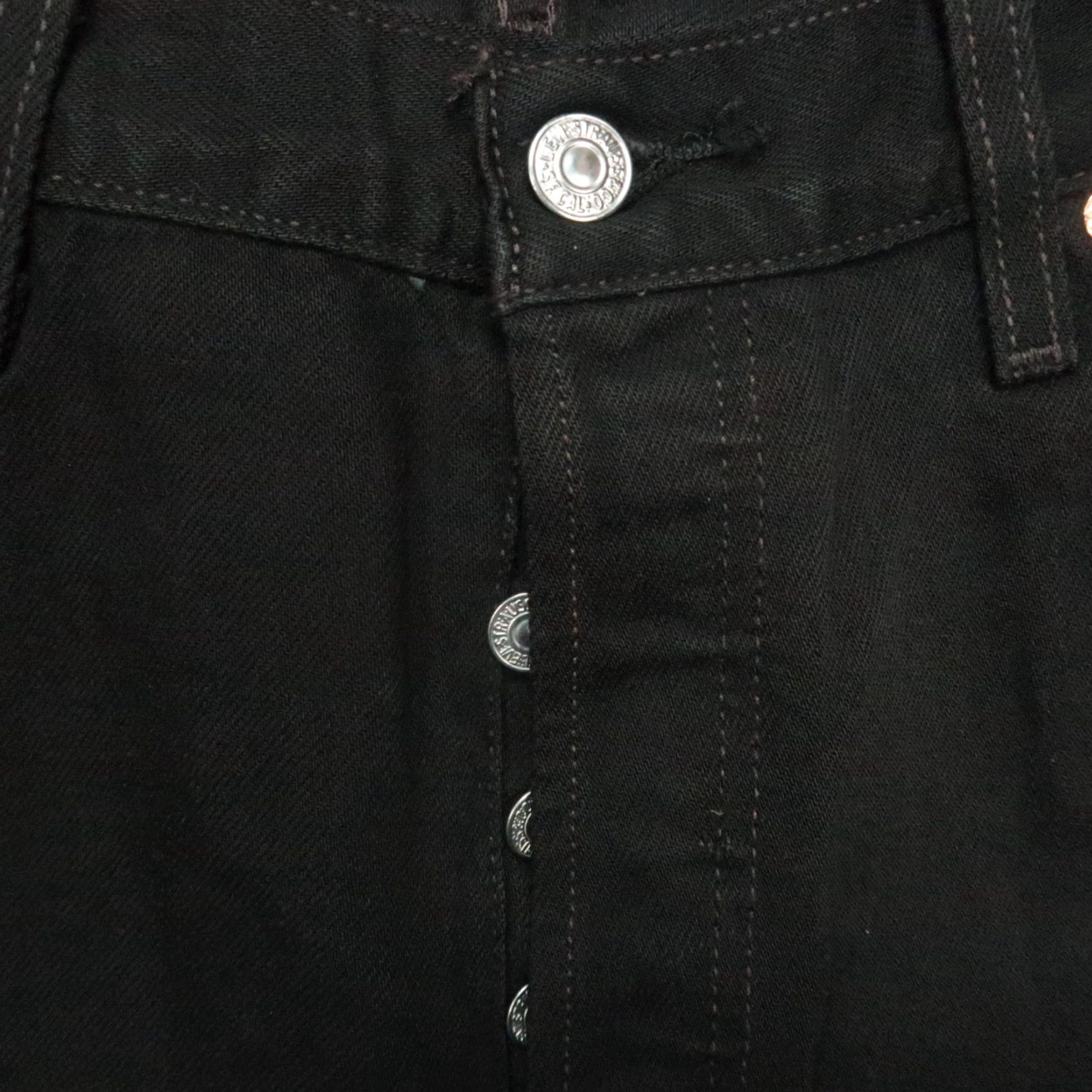 Levi's VINTAGE Levi's Jeans Mens 38x32 Black 501 Preshrunk Button Fly 5 Pocket Y2K NWT Size US 38 / EU 54 - 3 Thumbnail