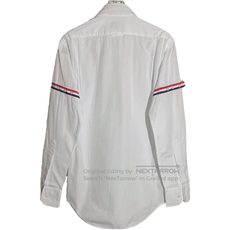 Thom Browne Thom Browne Long-sleeved shirt with single row of buttons Size US S / EU 44-46 / 1 - 2 Thumbnail
