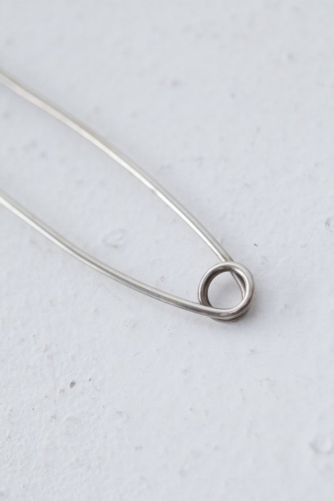 Chrome Hearts Large safety pin brooch with diamond Size ONE SIZE - 5 Thumbnail