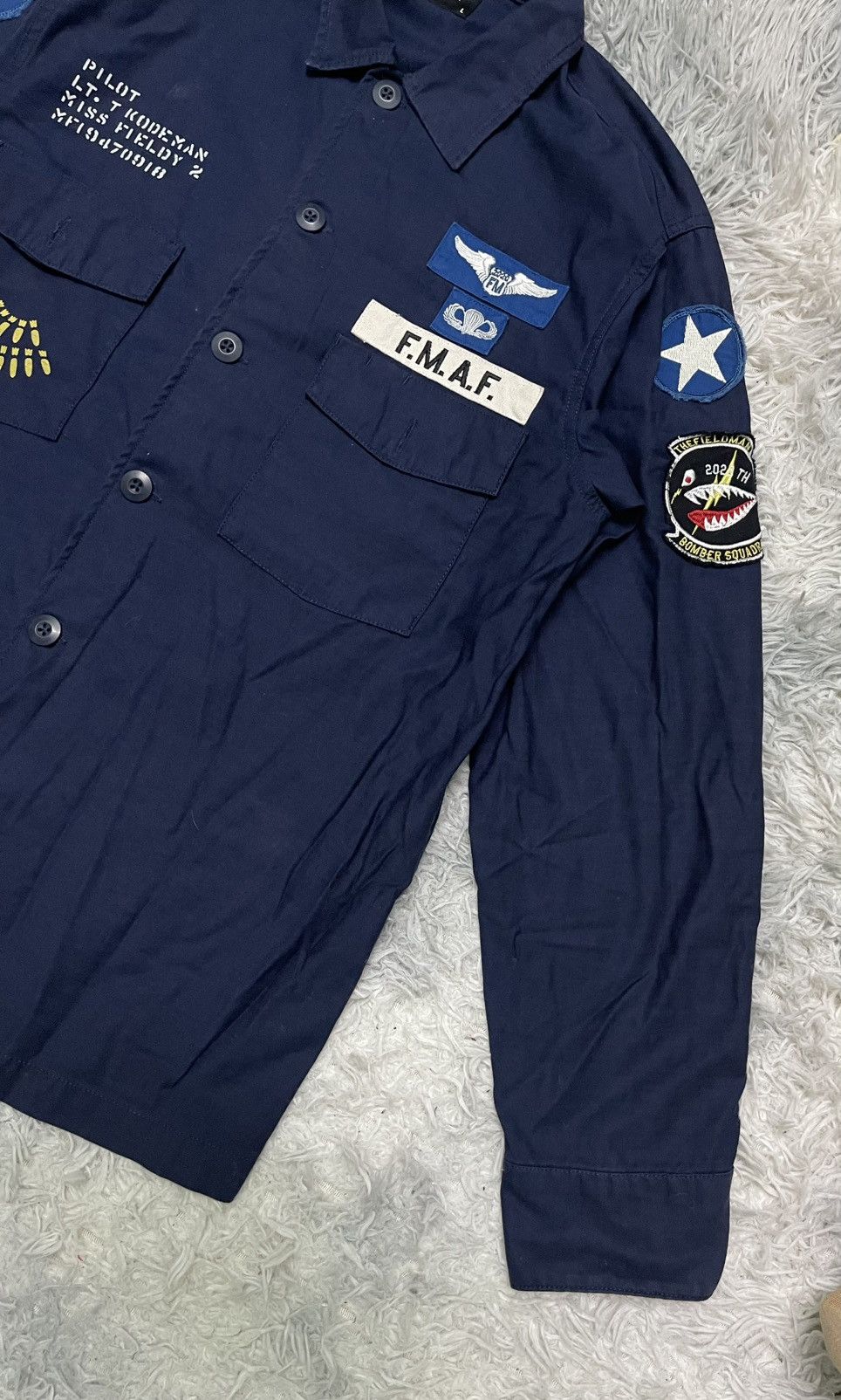 Edwin VINTAGE FIELDMAN BY EDWIN US AIRBONE MILITARY SHIRT Size US L / EU 52-54 / 3 - 3 Thumbnail