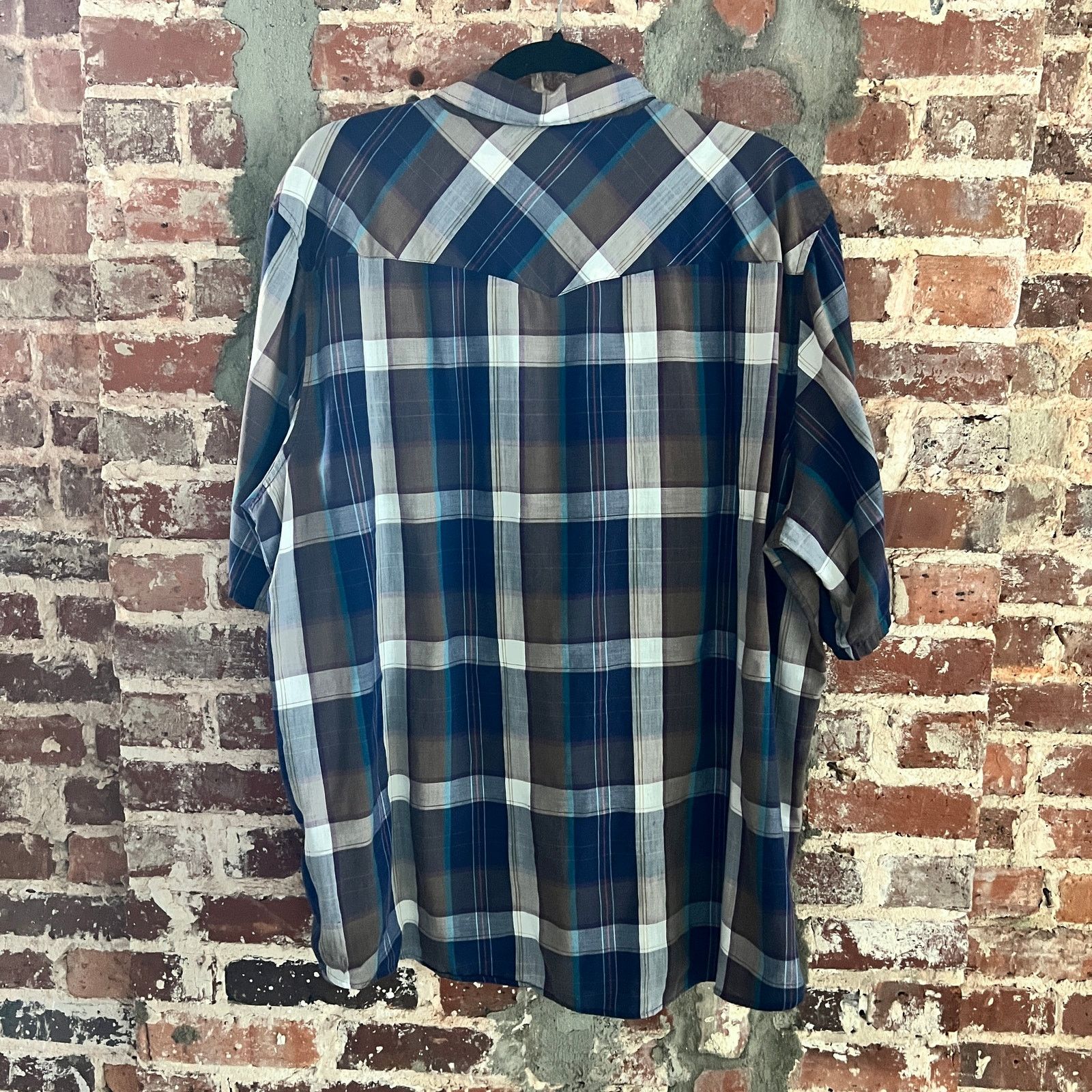 Vintage VTG Youngbloods Paper Thin Pearl Snap Shirt XXL 27.5x31 Size US XXL / EU 58 / 5 - 4 Thumbnail