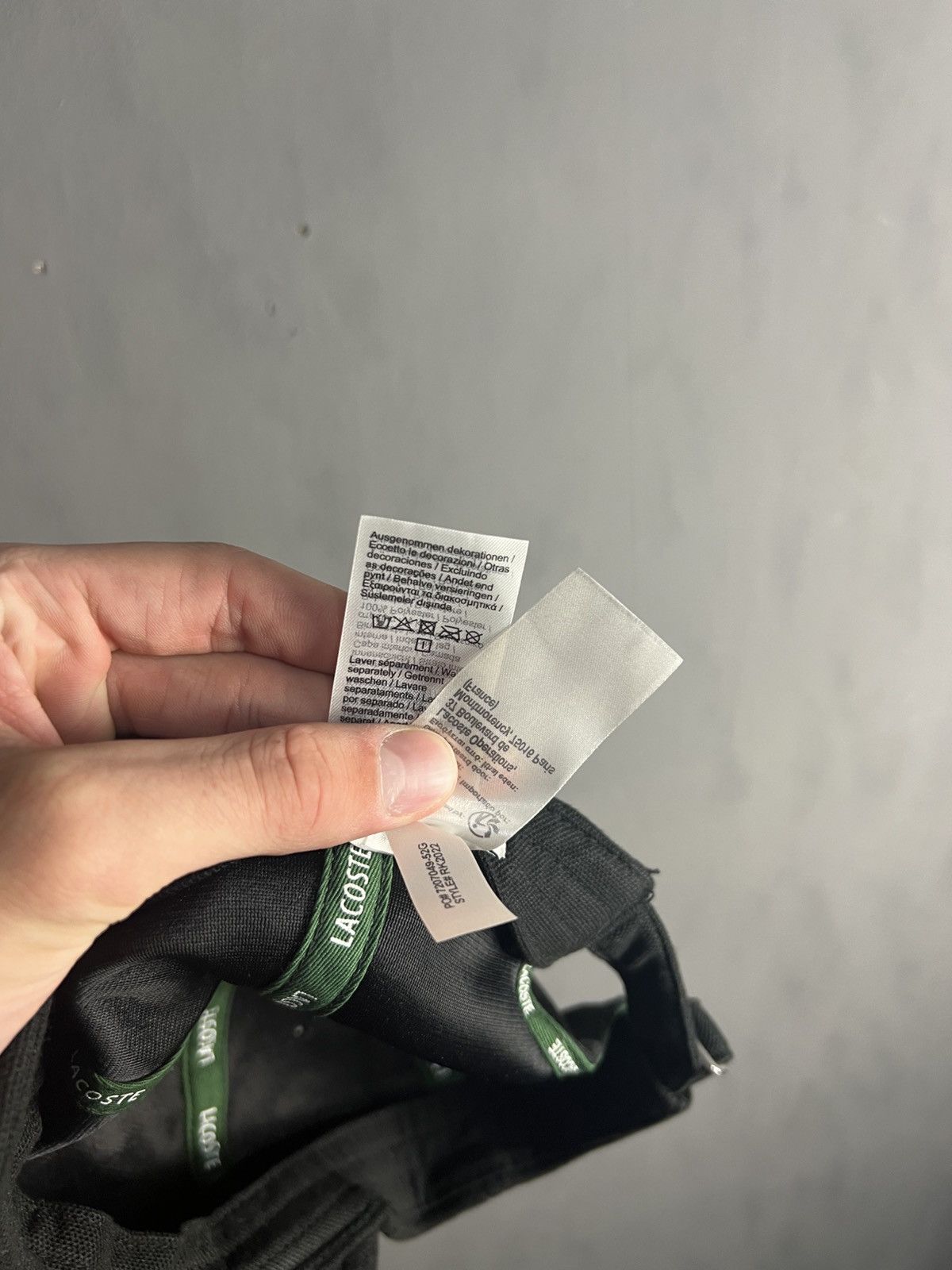 Lacoste Lacoste Vintage Baseball Cap Size ONE SIZE - 8 Thumbnail