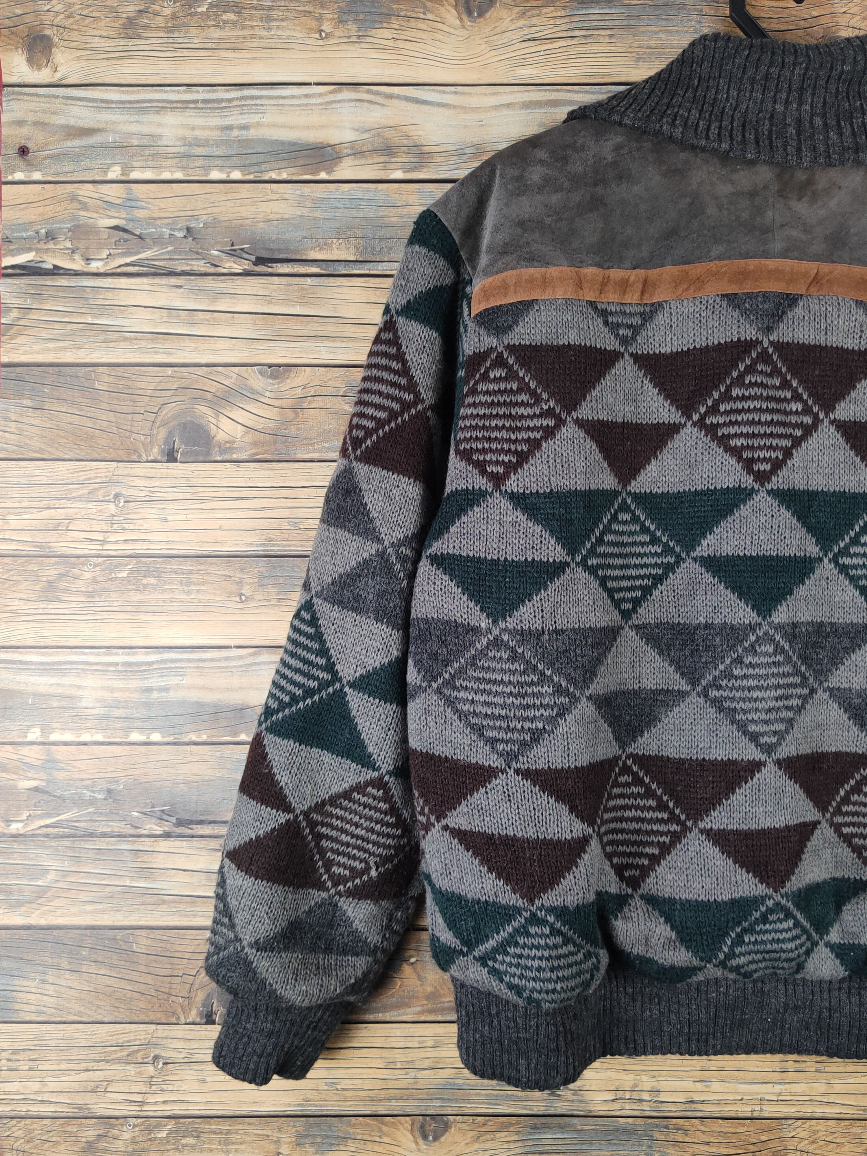 Vintage DL Bi Colman Dark Gray Knitwear Sweaters #1380 Size US L / EU 52-54 / 3 - 8 Thumbnail