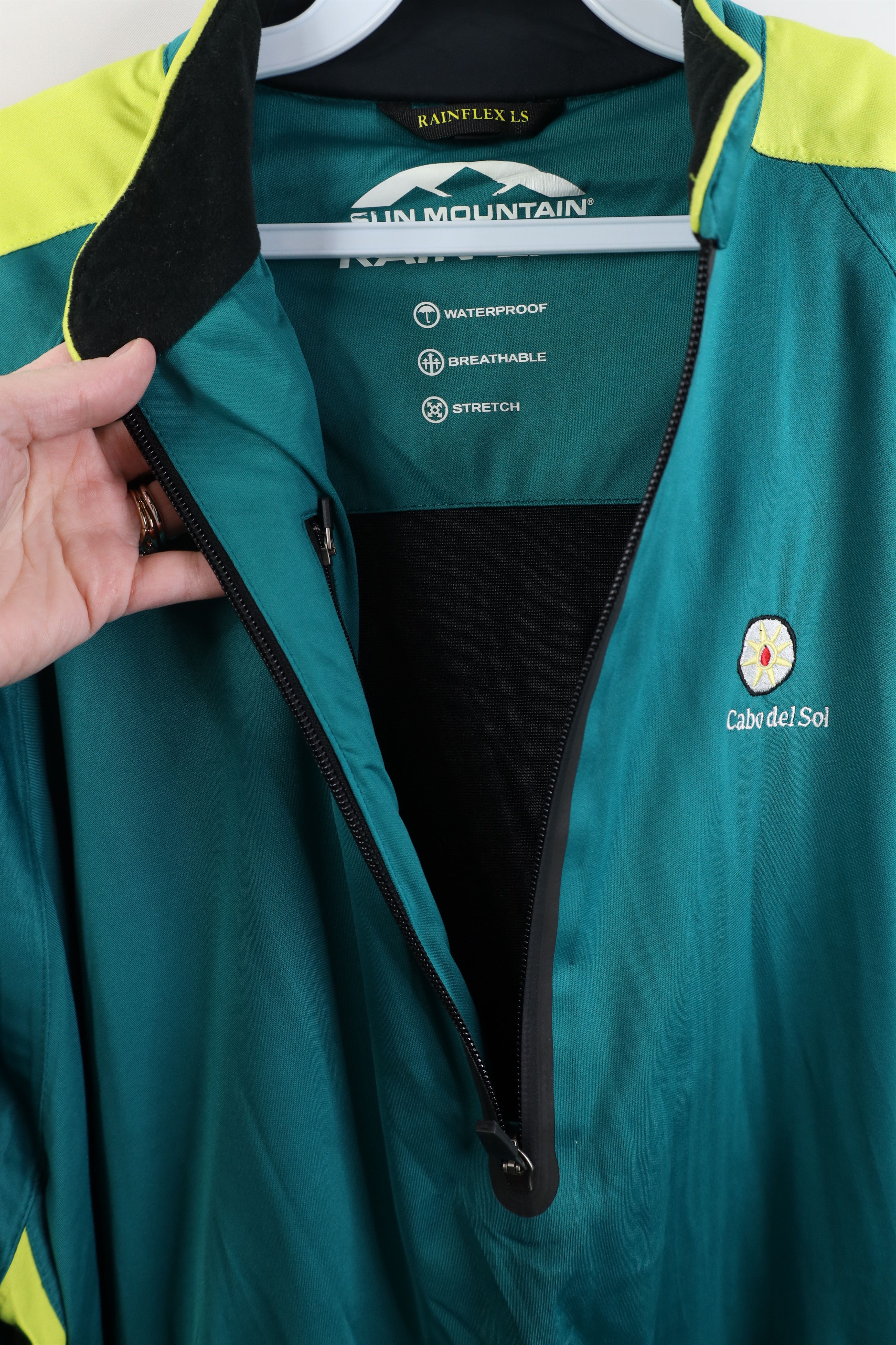 Vintage Sun Mountain RainFlex Sol Golf Course Waterproof Rain Jacket Size US L / EU 52-54 / 3 - 9 Thumbnail