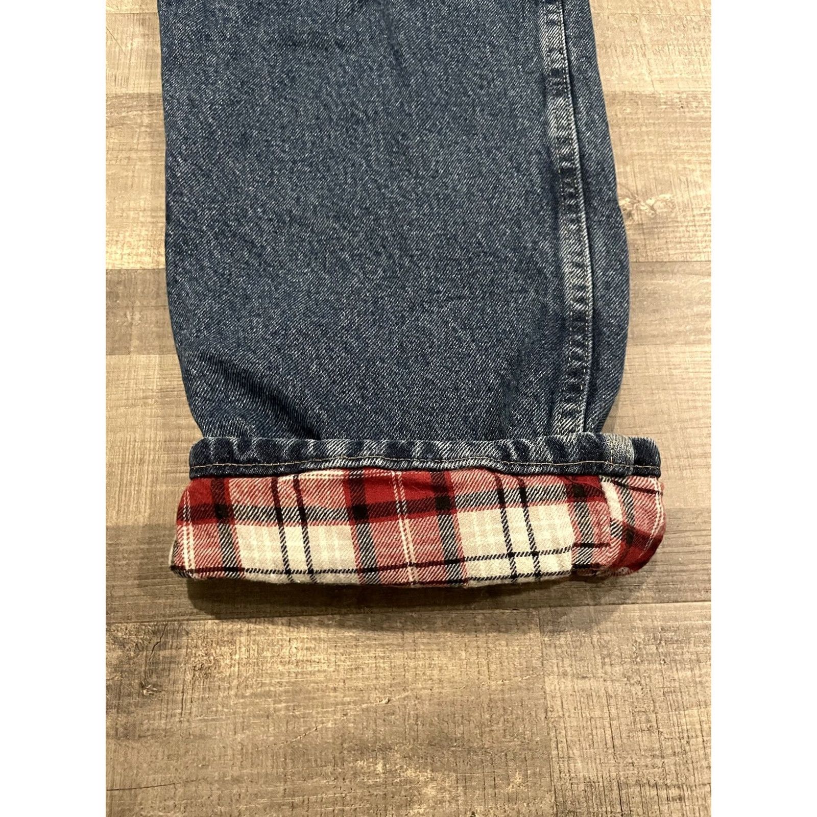 Vintage Cabela's Jeans Mens 40x30 Denim Blue Cotton Lined Denim Straight 30 Inseam Winter Regular Size 40 Size US 40 / EU 56 - 8 Thumbnail