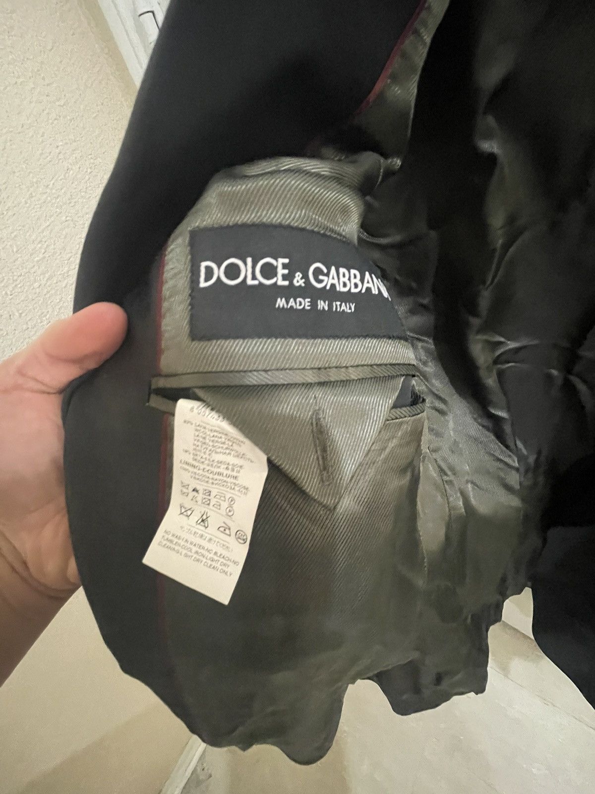 Dolce & Gabbana dolce and gabbana black blazer, size 48 Size 48R - 4 Thumbnail