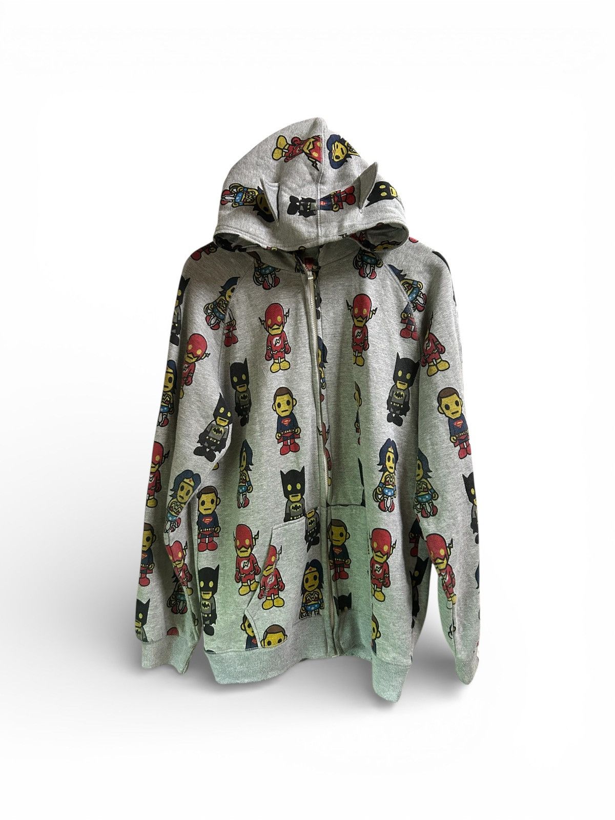 Bape × DC Comics Rare Baby Milo By A Bathing Ape DC Comics All Over Print Size US XL / EU 56 / 4 - 2 Thumbnail