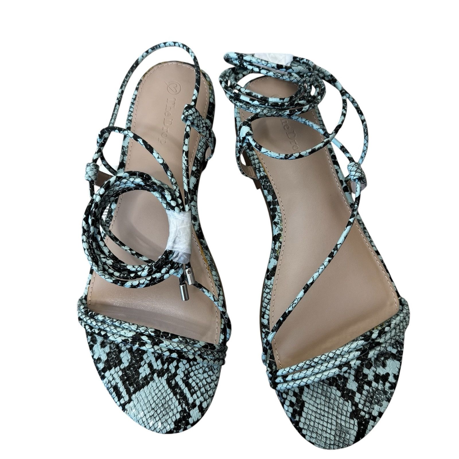 Other THE DROP Samantha Teal Snake Gladiator Strappy Sandal 8.5 Size US 8.5 / IT 38.5 - 1 Thumbnail