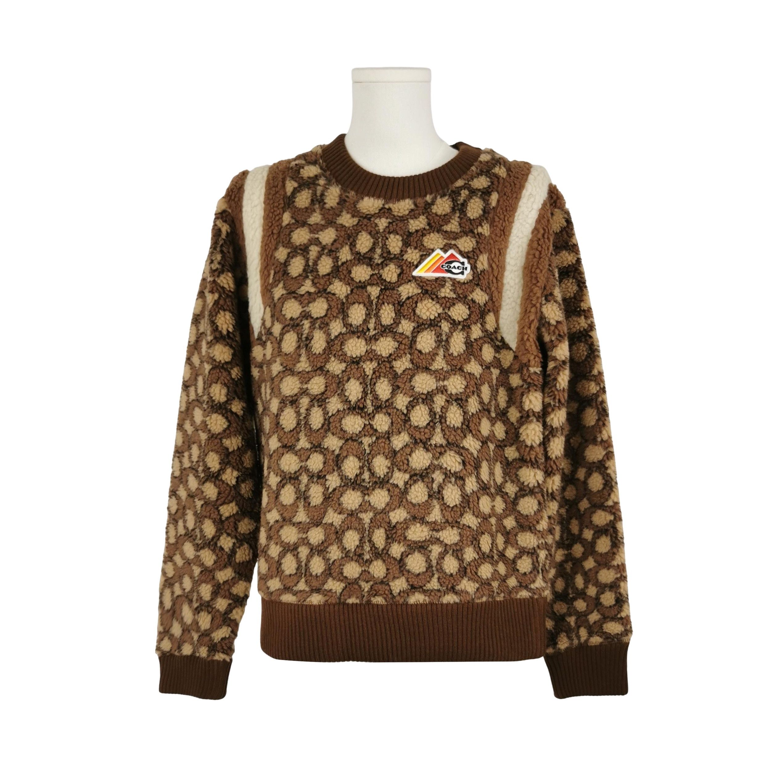 Coach Coach Monogram Fleece Crewneck Sweatshirt L Size US L / EU 52-54 / 3 - 1 Thumbnail